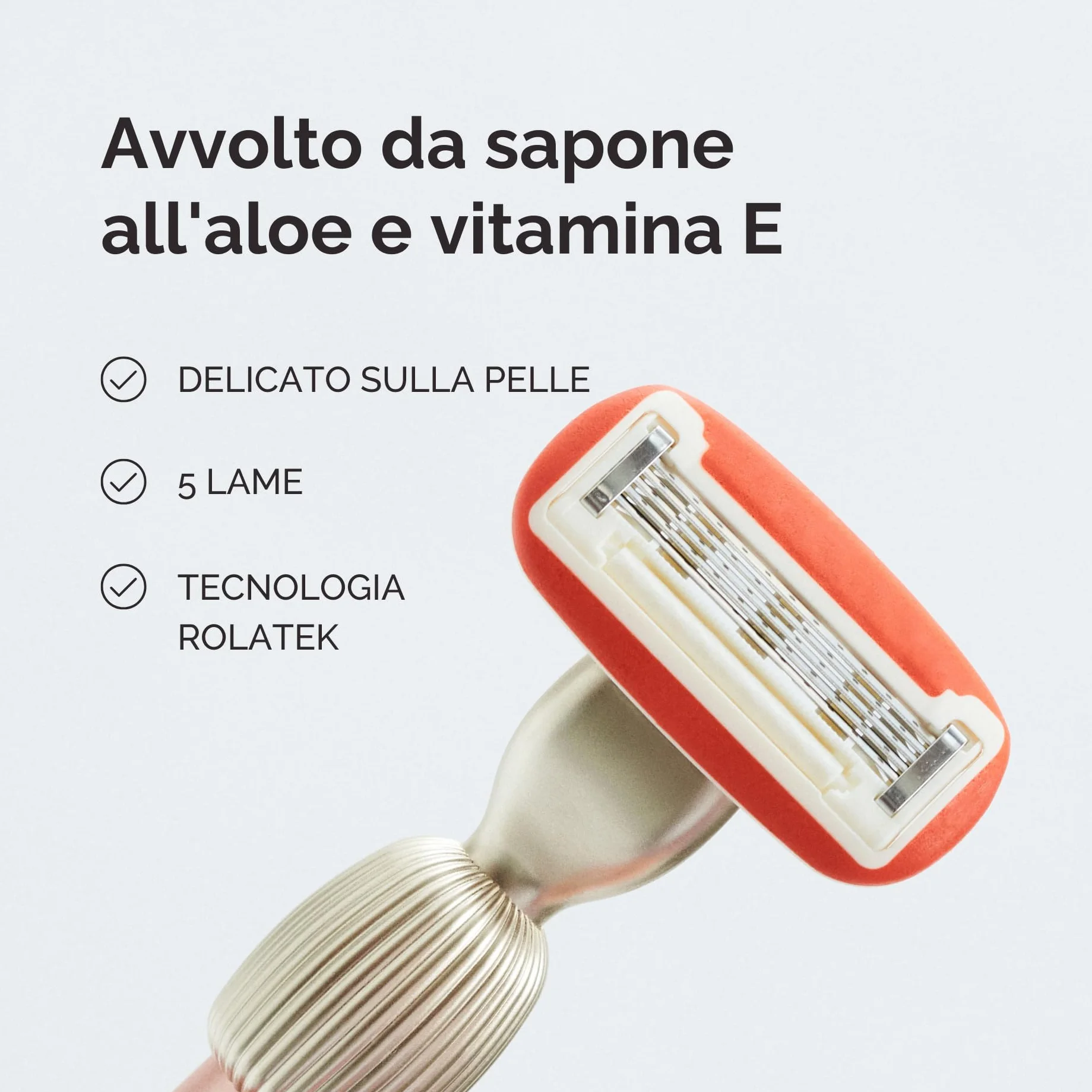 Fler Lamette per Rasoio 5 Lame Ricambi Rasoi Donna Testine Depilazione con Aloe Vera Vitamina E Olio di Jojoba (Pack da 4)