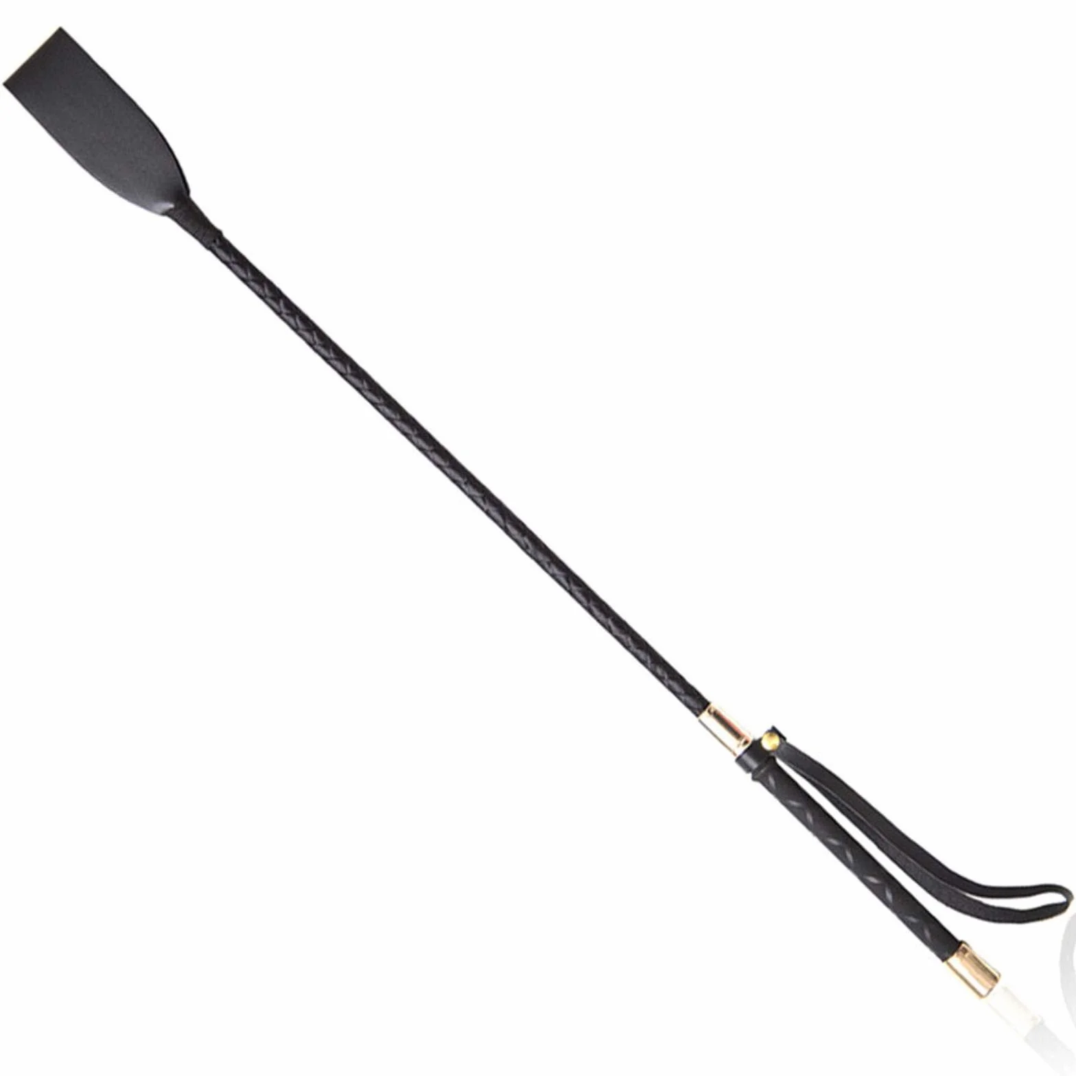 Black PU Leather Spanking Paddle 60 cm Bondage Giocattoli Sessuali per Donne Adulti SM