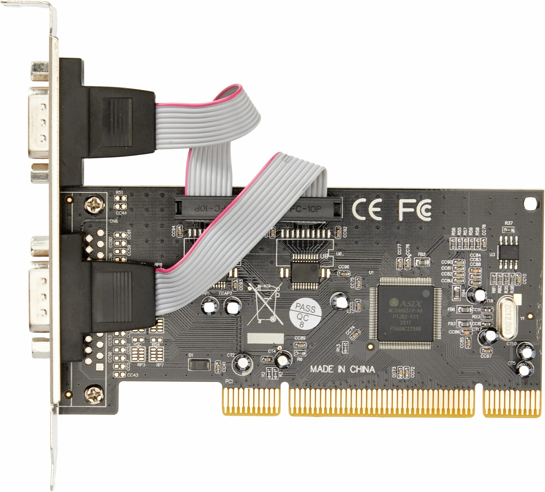 Digitus 60072 Scheda Aggiuntiva Interfaccia Seriale PCI 9 Poli Maschio 2 Porte
