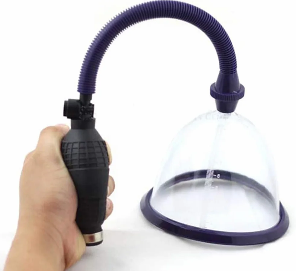 Coppette a vuoto per stimolazione del seno e capezzoli regolabili con effetto a pressione