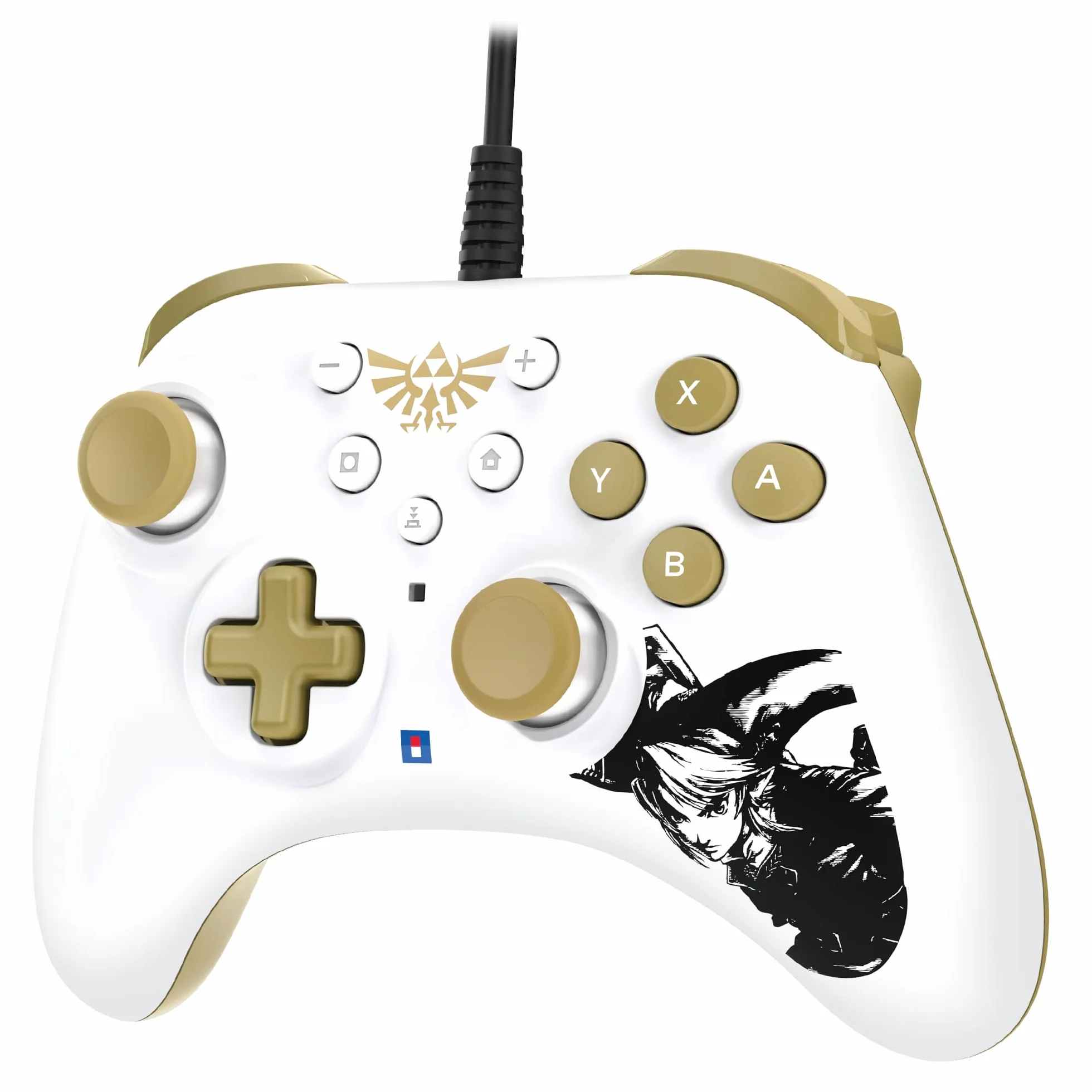 Hori HORIPAD Turbo (Zelda) - Controller Cablato per Nintendo Switch e OLED - Licenza Ufficiale Nintendo