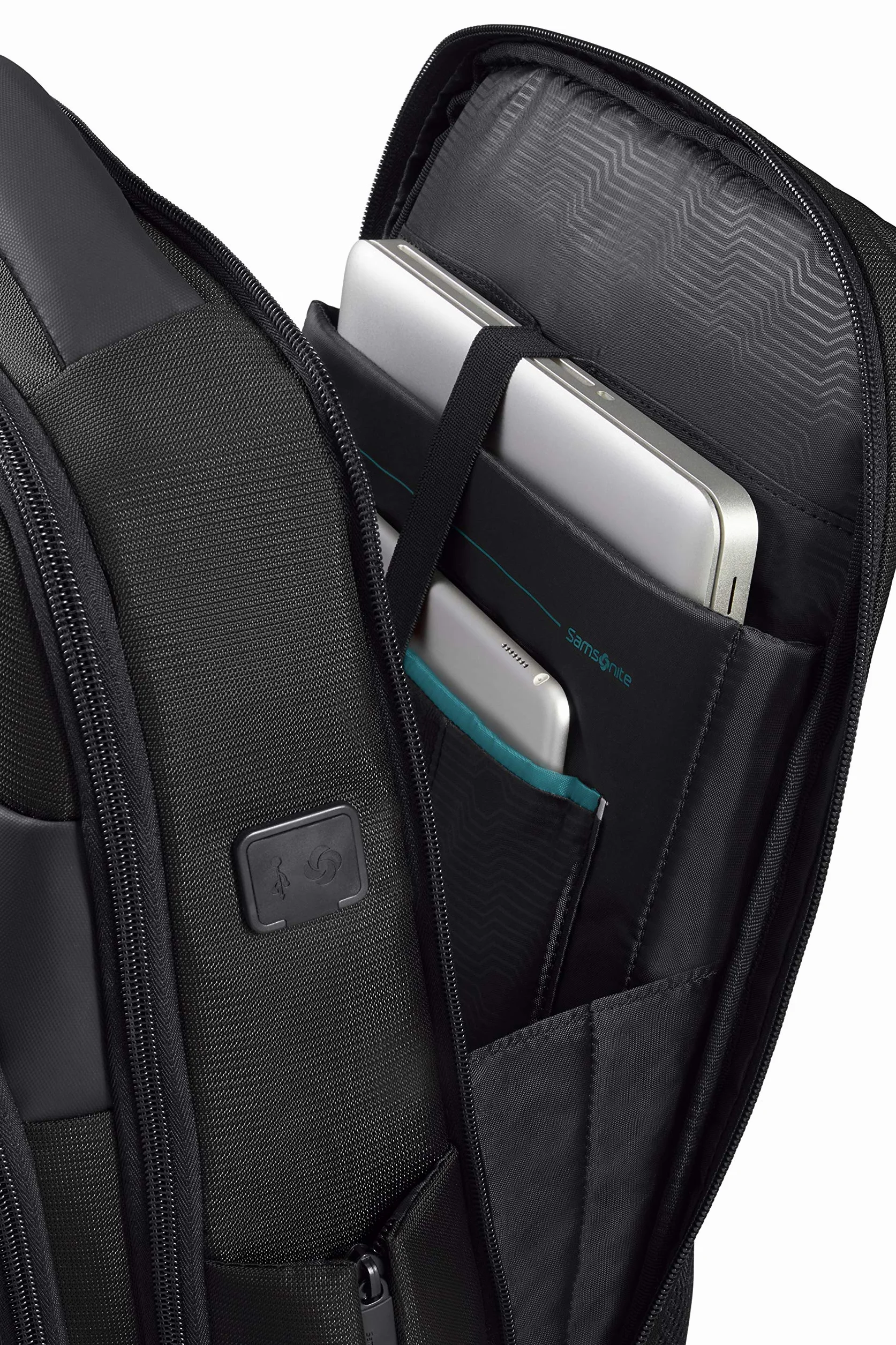 Samsonite Mysight - Zaino porta pc 17.3 pollici (46 cm - 25.5 L), Nero (Black)