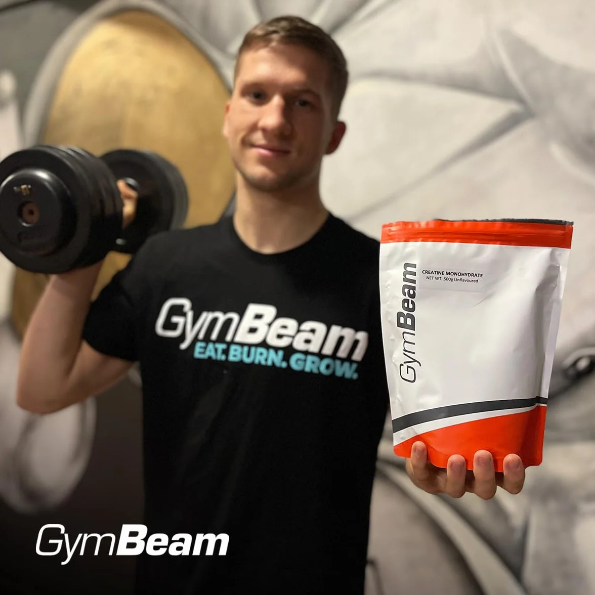 GymBeam Creatina Monoidrata 100% Polvere Altamente Solubile 500 g Non aromatizzato