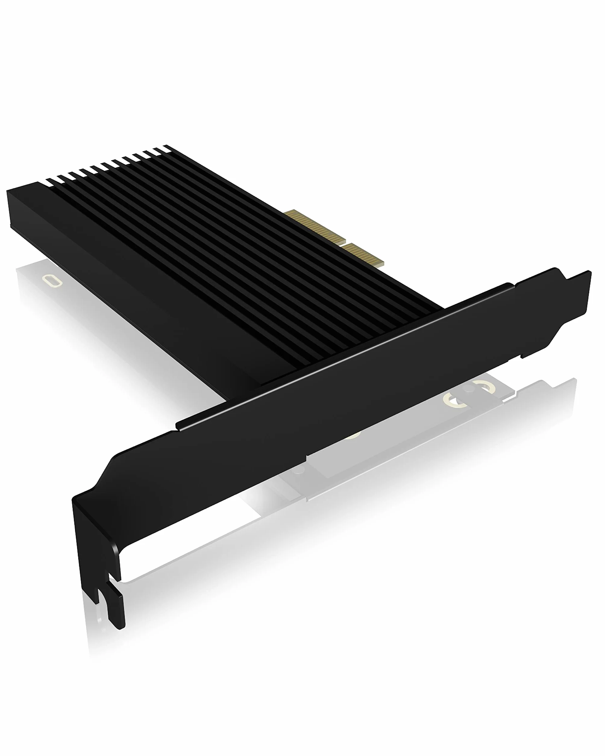 ICY BOX NVMe M.2 SSD a PCIe 4.0 X4 con dissipatore di calore in alluminio per Key-M con USB C
