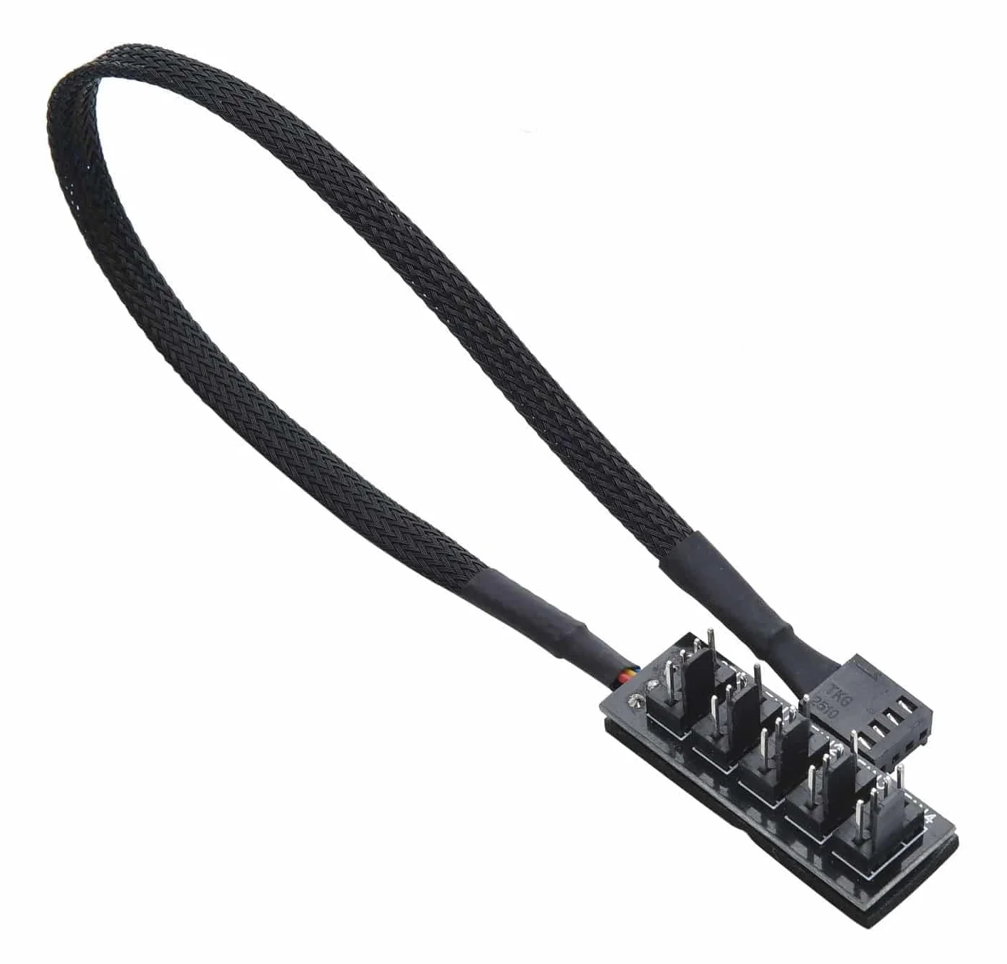 Gelid Solutions Hub Splitter PWM da 1 a 4 Cavo di Alimentazione per Ventole Nero