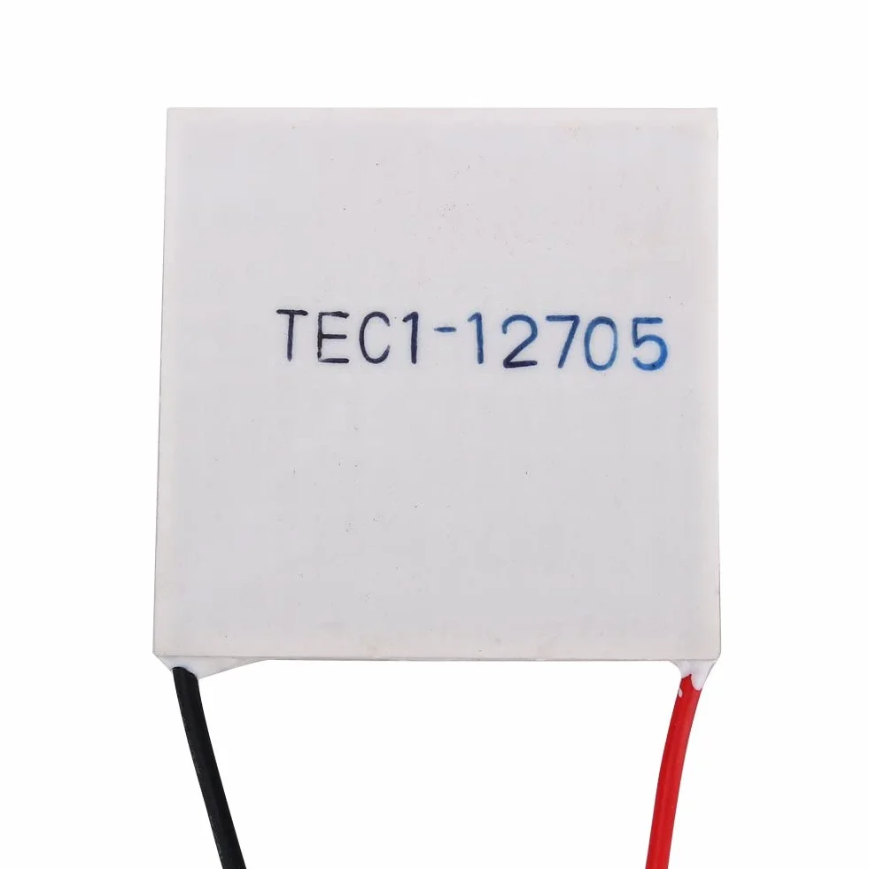 Piastra Peltier, Modulo Peltier, Modulo Elemente 12V 5A TEC1-12705 Piastra di Raffreddamento a Semiconduttore con Buone Prestazioni, per Accessori di Raffreddamento