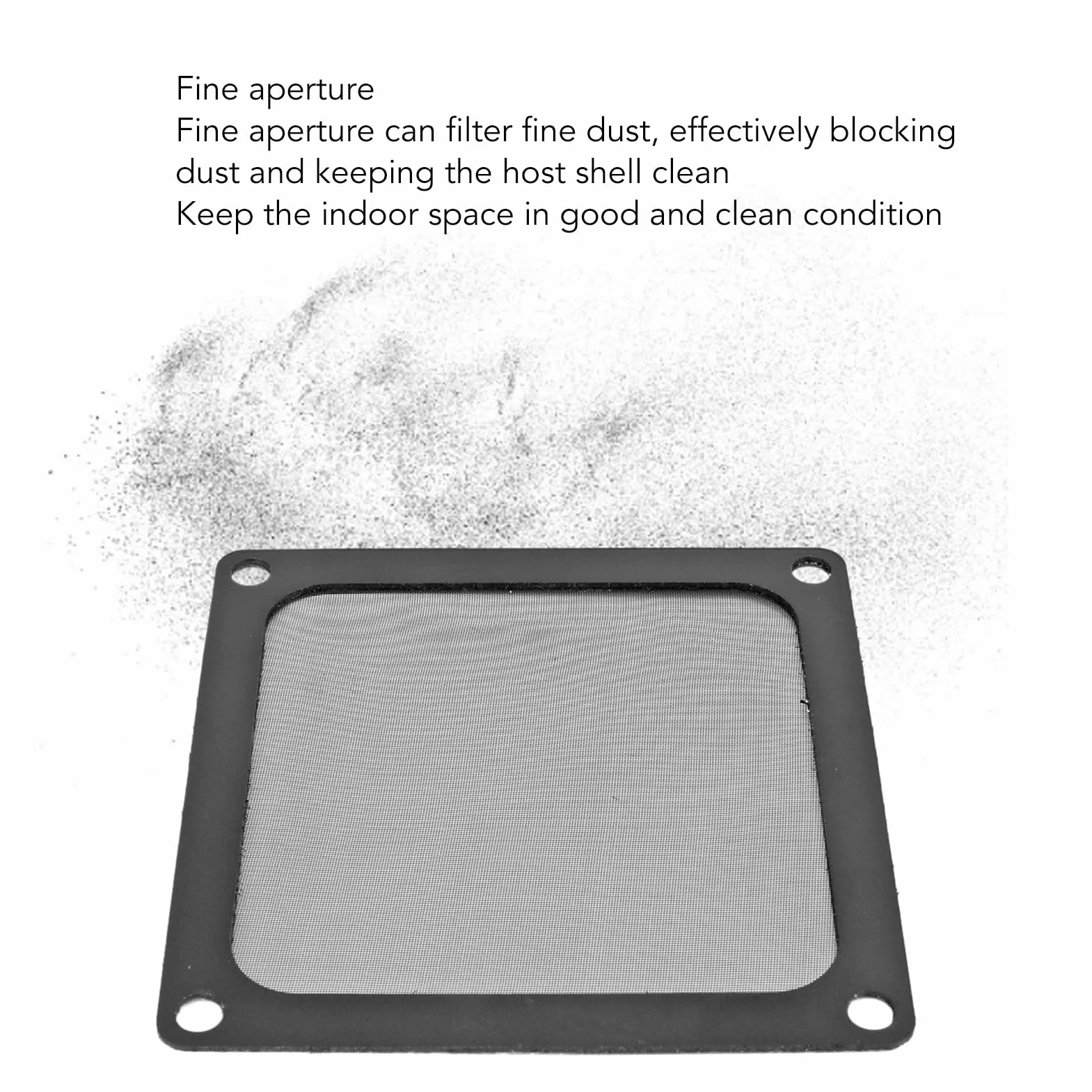 Filtro antipolvere Coperture del Ventilatore del PC 5 Pezzi 80 X 80 Mm Coperchio PC Filtro di Rete di Polvere per Custodia Computer Griglia Altoparlante
