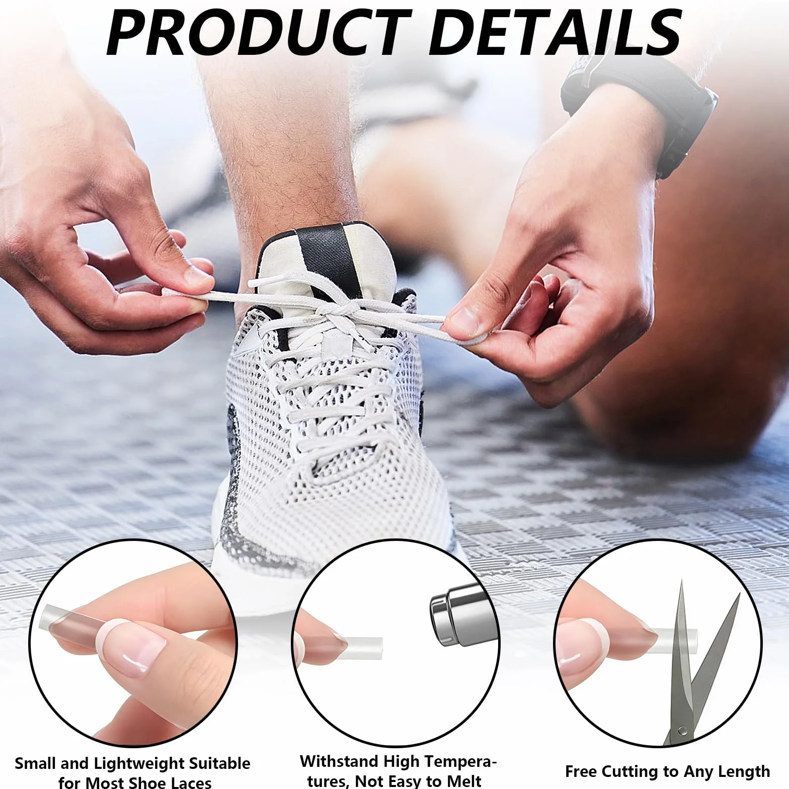 Pezzi Tubetti Termorestringenti Trasparenti 5mm x 2.5cm per Scarpe Sportive Calcio Riparazione Fai-da-te
