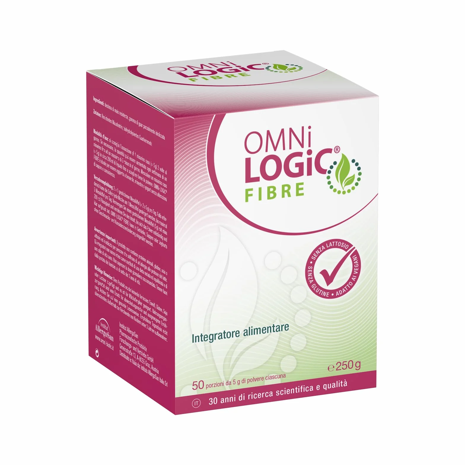 OMNi LOGiC FIBRE Fonta Naturale di Fibre Polvere Vegano 250g