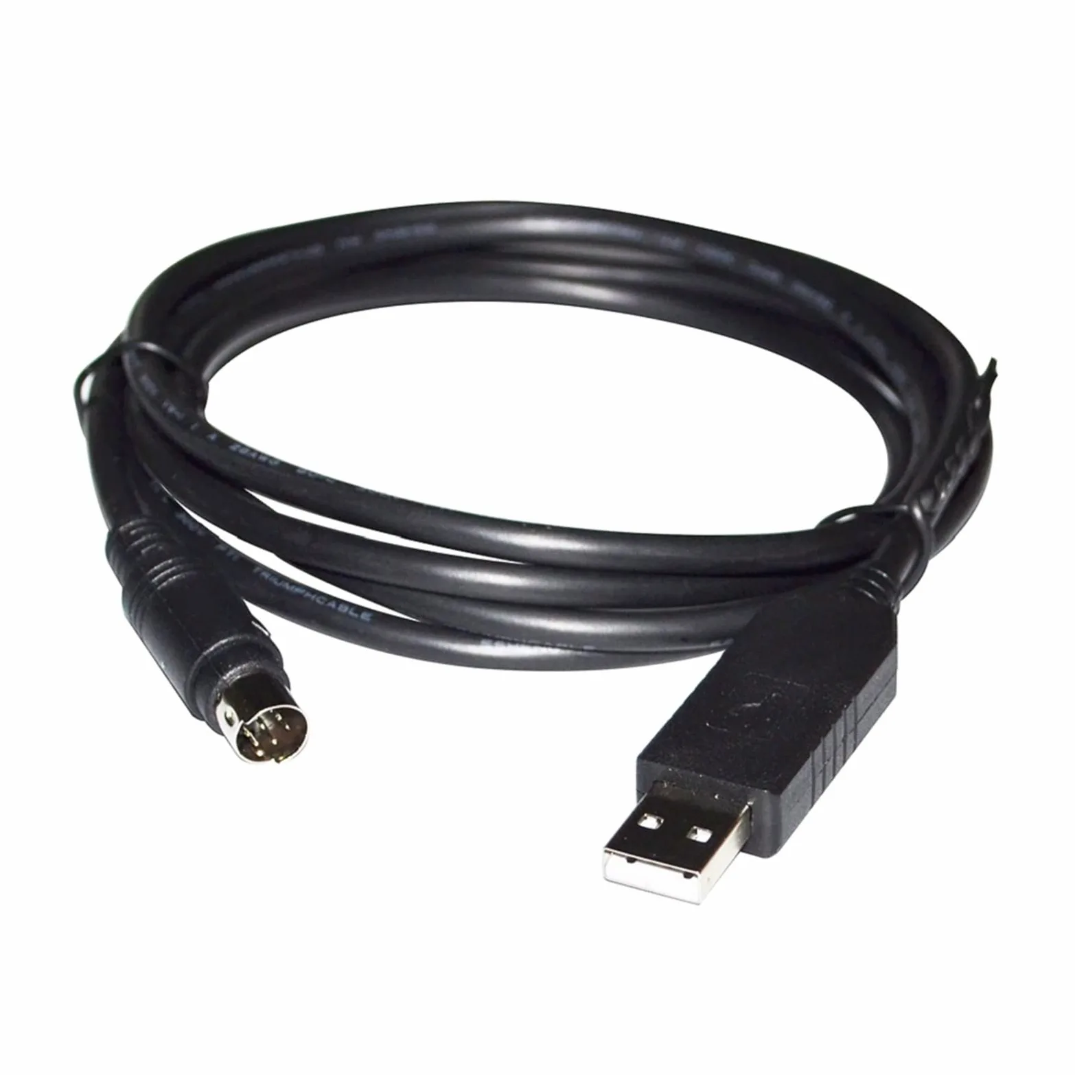 FT232RL - Cavo di comunicazione seriale RS232 da USB a M~ni DIN 8 pin MD8 maschio, adatto per Music SEQUENCER Host Port a PC (1,8 m, DB9 a MD8 (senza chip)
