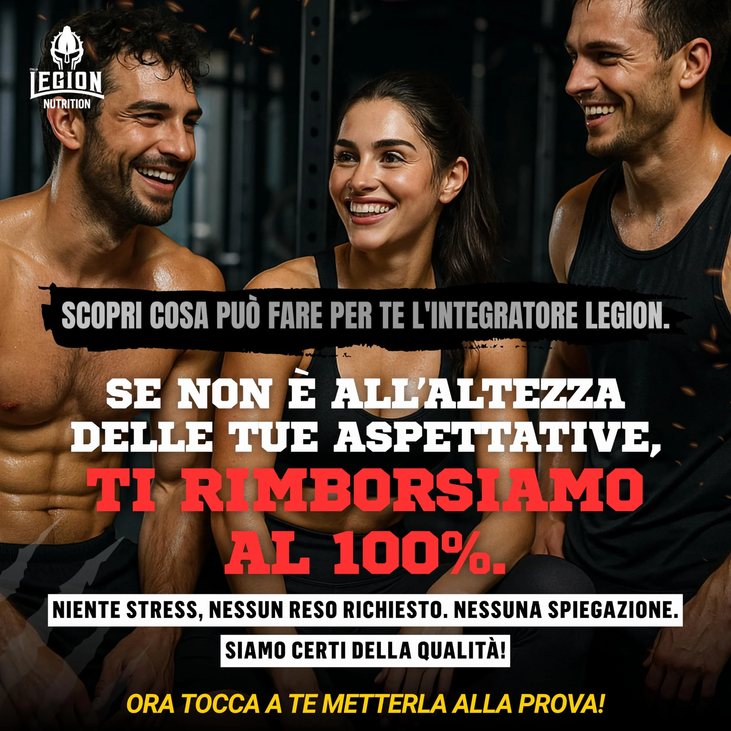 Legion Nutrition Integratore Alimentare Sostegno Metabolico 120 cpr Caffeina Sinefrina Carnitina Glucomannano