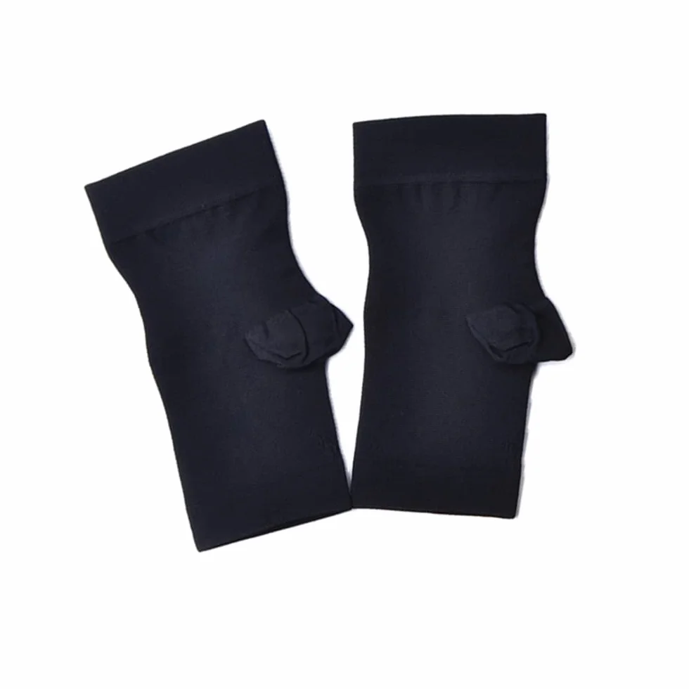 TopHomer Cavigliere Elastiche Traspiranti per Alleviare il Dolore, Recupero e Lesioni alla Caviglia, S/M/L/XL/XXL, Nero