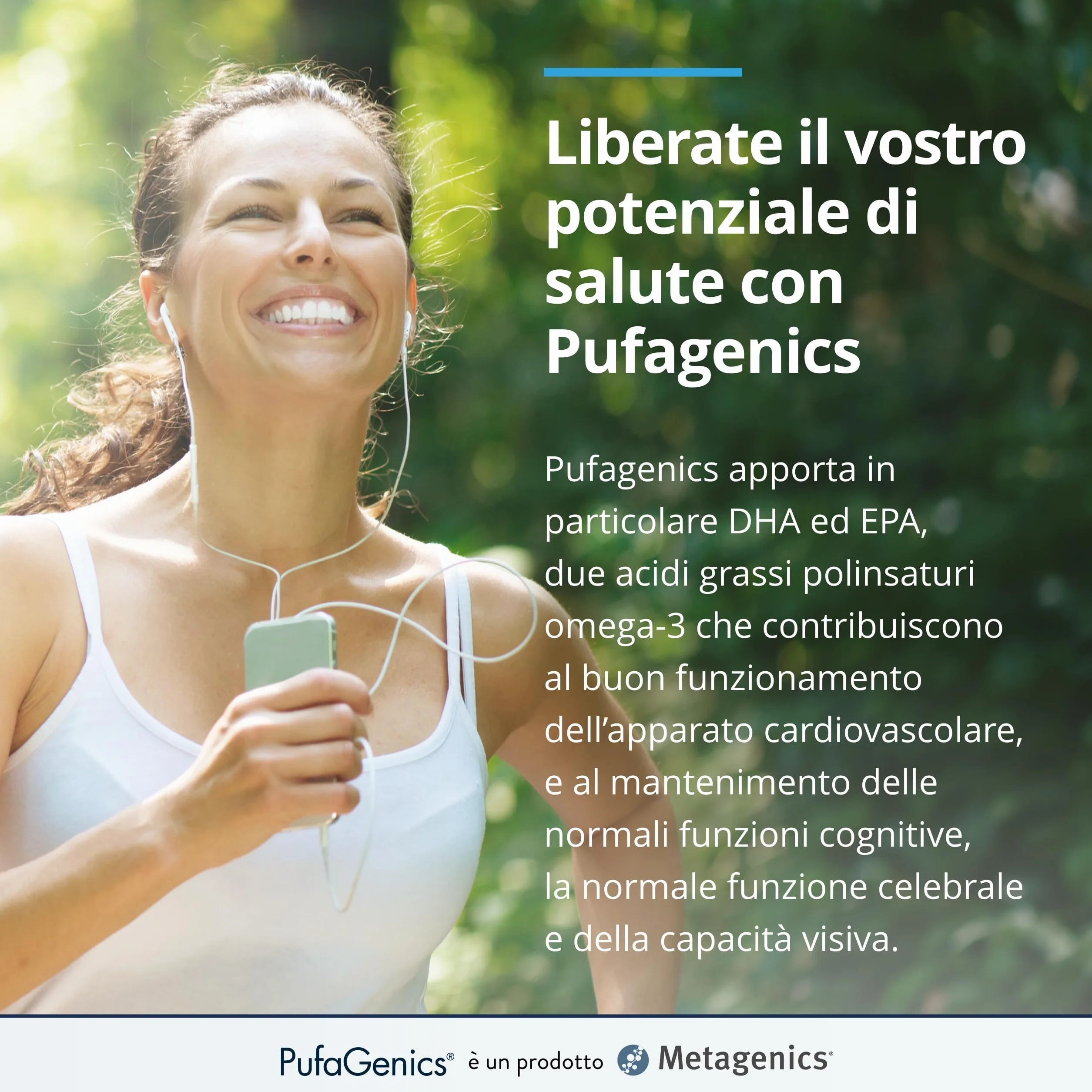 Metagenics PufaGenics Omega 3 Integratore Alimentare Olio di Pesce 90 Gellule