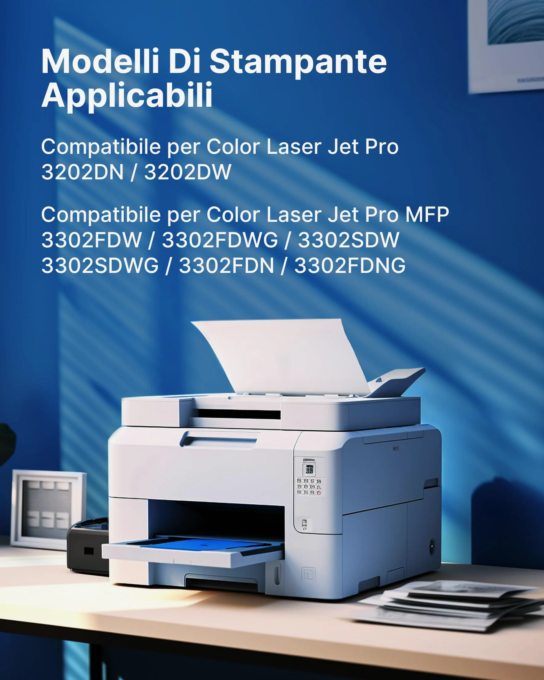 VIPGOOD 219A Toner Compatibile per HP 219X 219A Toner (Senza Chip, 4-Pack) | Compatibili per HP Color Laserjet Pro MFP 3302FDWG 3302SDWG 3302FDNG 3202DW 3302FDW 3302SDW (Nero Ciano Giallo Magenta)