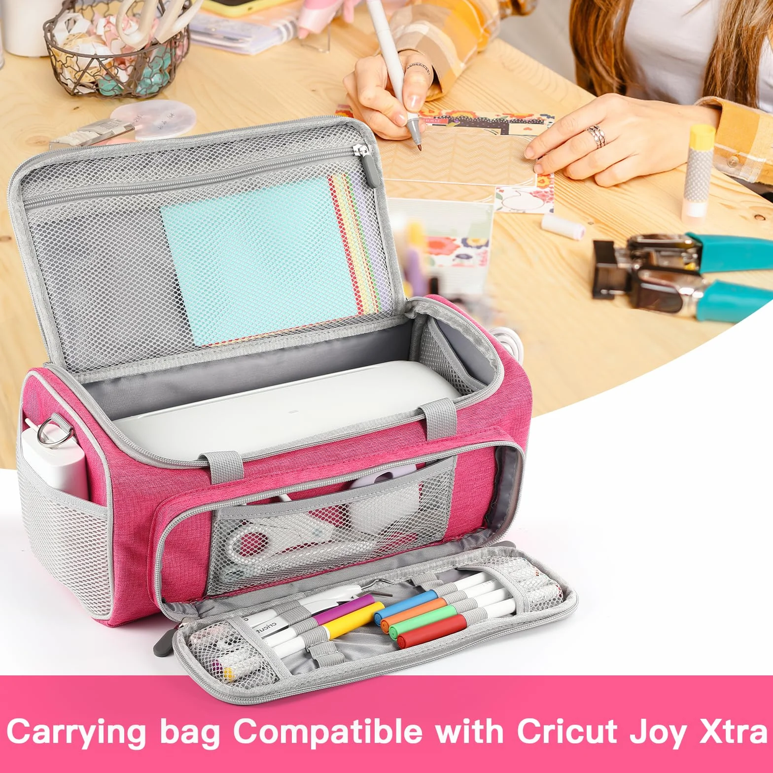 BLOOOK Borsa per il trasporto compatibile con Joy Extra Accessories, per carte Joy Extra Matte, Penne