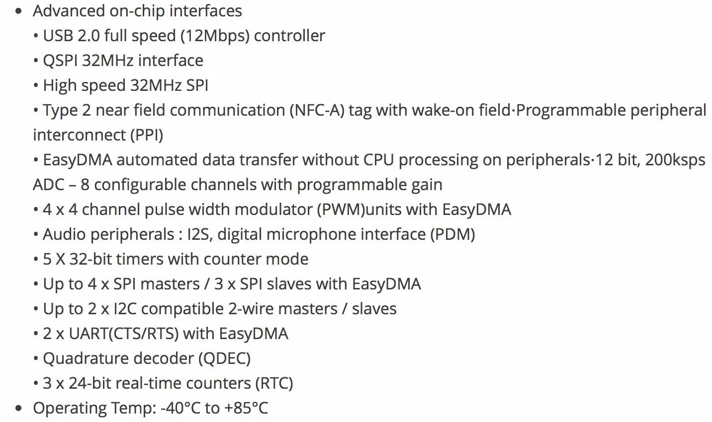 Teensy MDBT50Q-U1M nRF52840 Based BLE Module