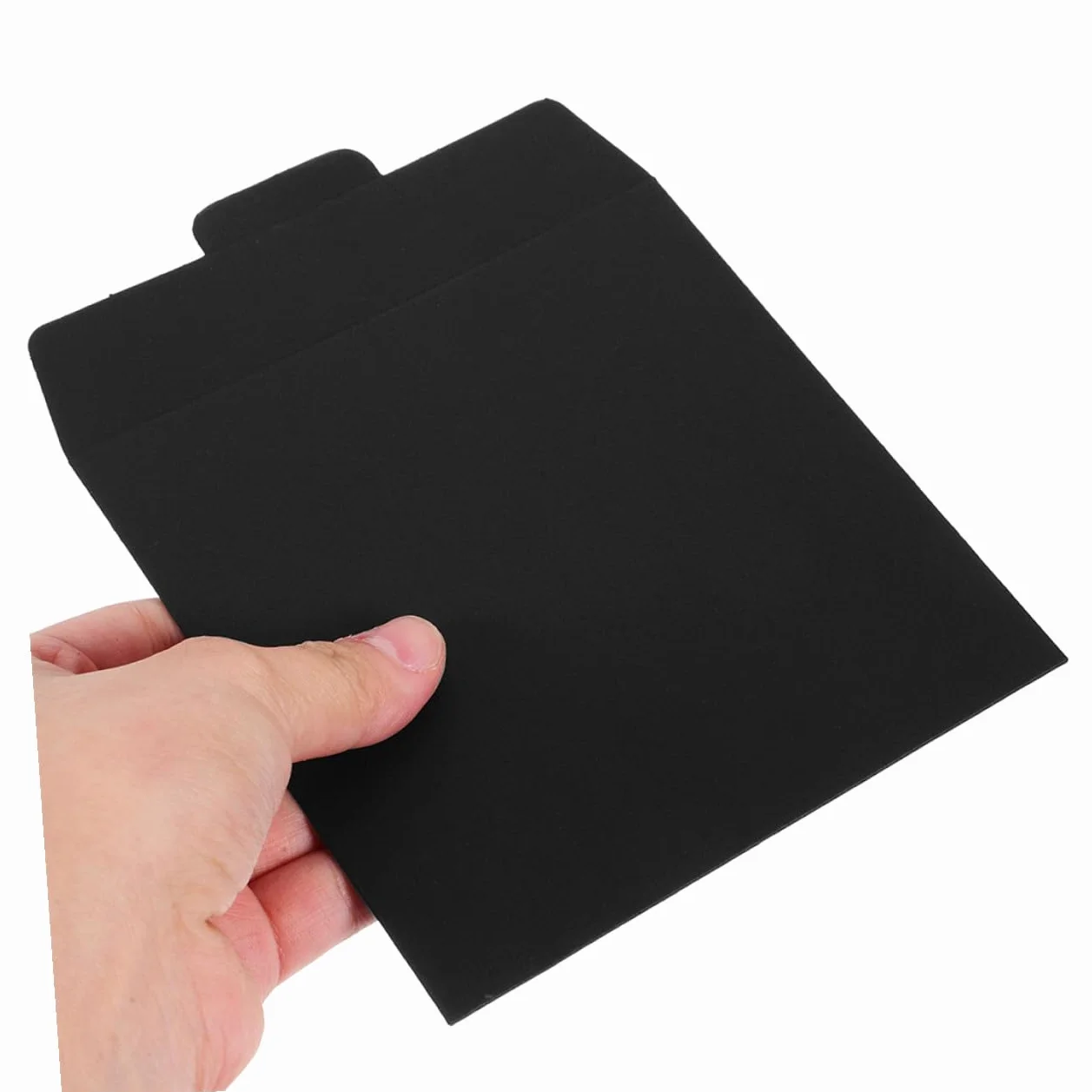 Cabilock Custodia per CD in Cartone Nero 12 Pezzi, Porta CD e Dvd Resistente Design Compatto, Organizer Multifunzionale per Biglietti di Nozze e Documenti, Protezione Sicura e Trasporto