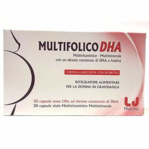 MULTIFOLICO DHA 30CPS rosse + 30CPS viola