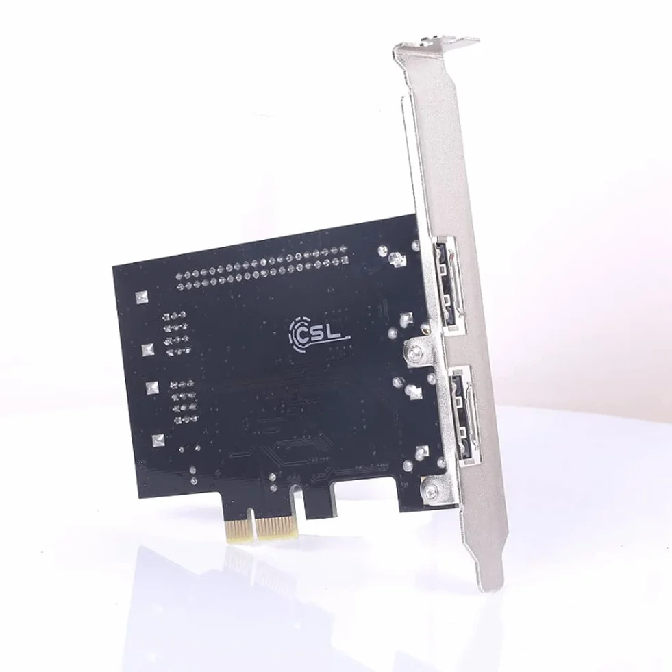 Aliaga 1 PCS SATA IDE PCI e Adapter Card PCI e A SATA 2.0 + IDE ESATA X2 Combo Adapter Controller Card
