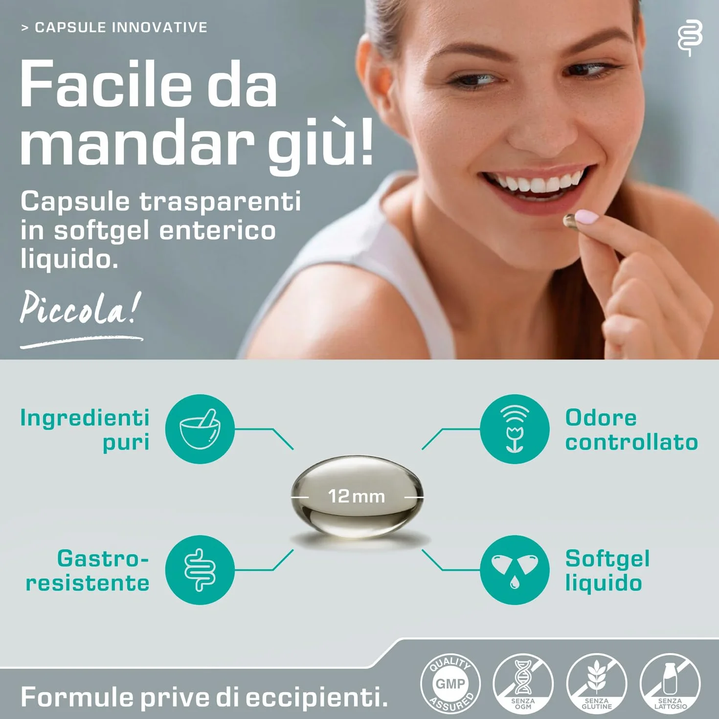 TauBiotic® RedoxBox® Butirrato Integratore 500 mg Tributirrina Microbiota 90 Softgel Gastro-resistenti