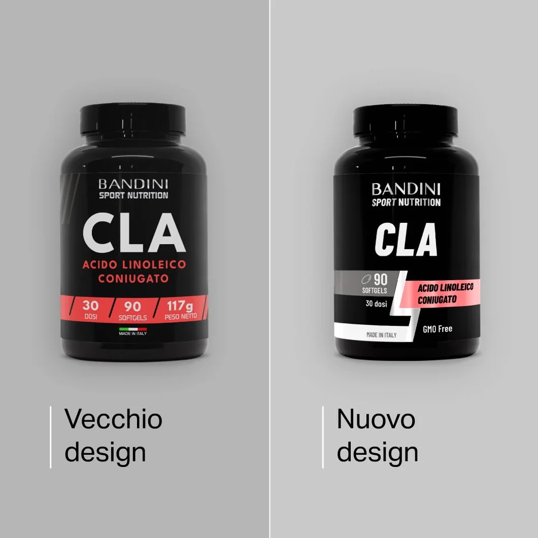 Bandini CLA 3.200mg Integratore Acido Linoleico Coniugato Olio di Cartamo Puro Omega 6 90 Capsule Molli
