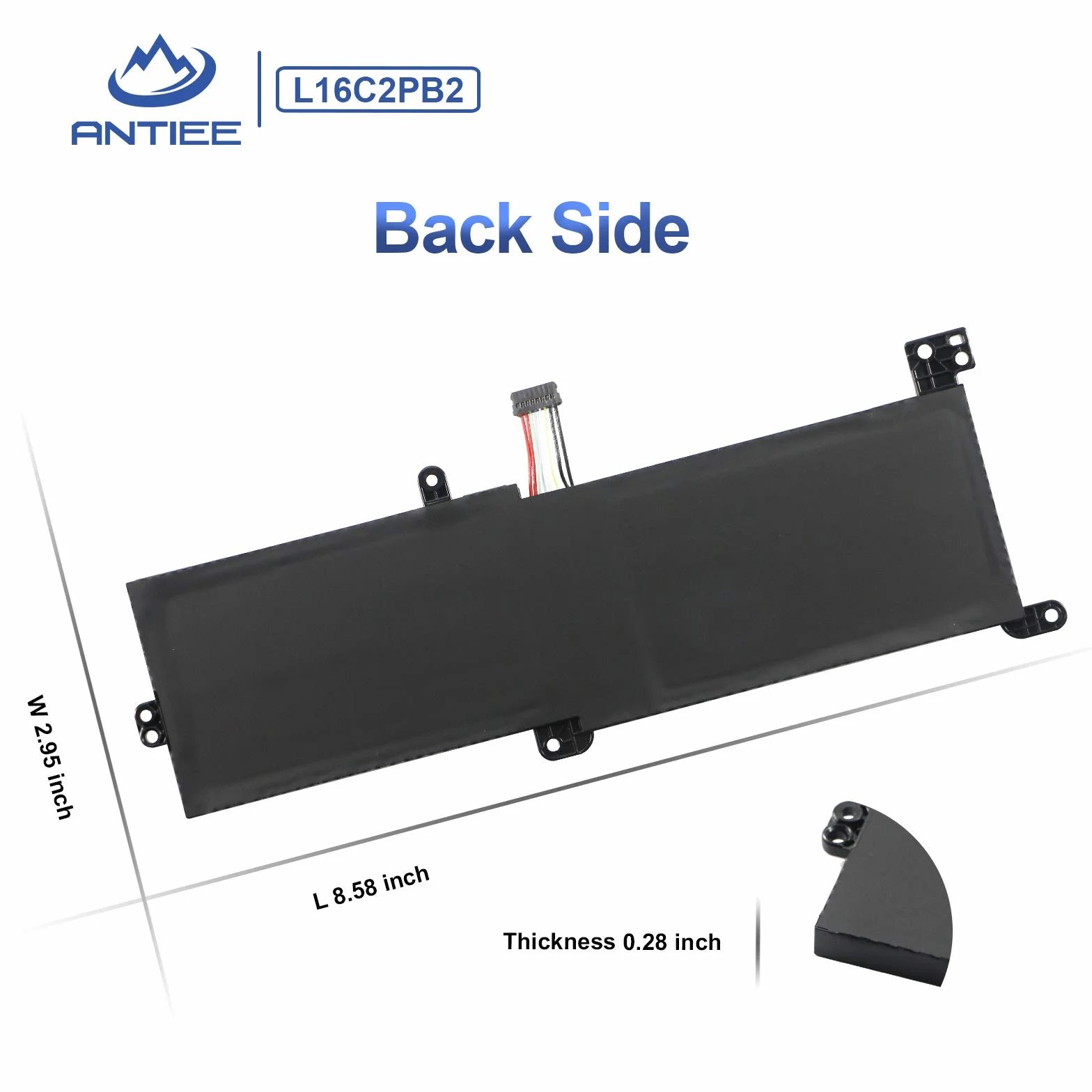L16C2PB2 Batteria per Lenovo IdeaPad 320-15ABR/15IAP/15IKB/15ISK/17IKB 130-14AST/14IKB S145-15AST/15IWL/15IIL/14IIL/14IWL 330-15IKB 520-15IKB V320-17IKB V145-15AST V14-IWL V15-ADA B320-14IKB L17M2PB7