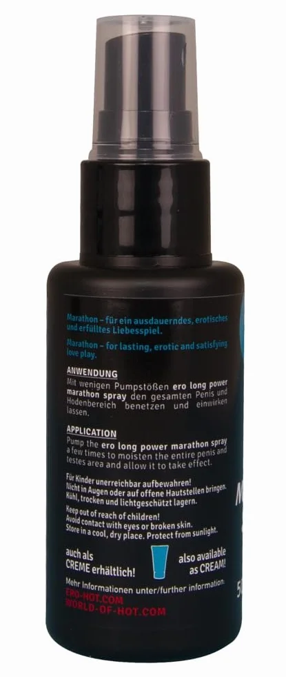 Spray per maratona a lunga potenza 50ml