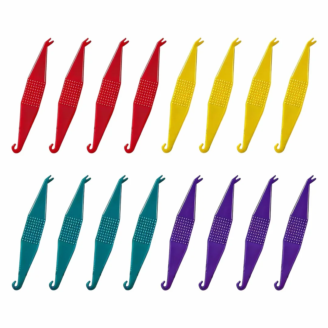 Disposable Dental Plastic Elastic Adjuster for Stretch Cord, Flexible Hook for Stretch Rope, Positioning Removal Tools