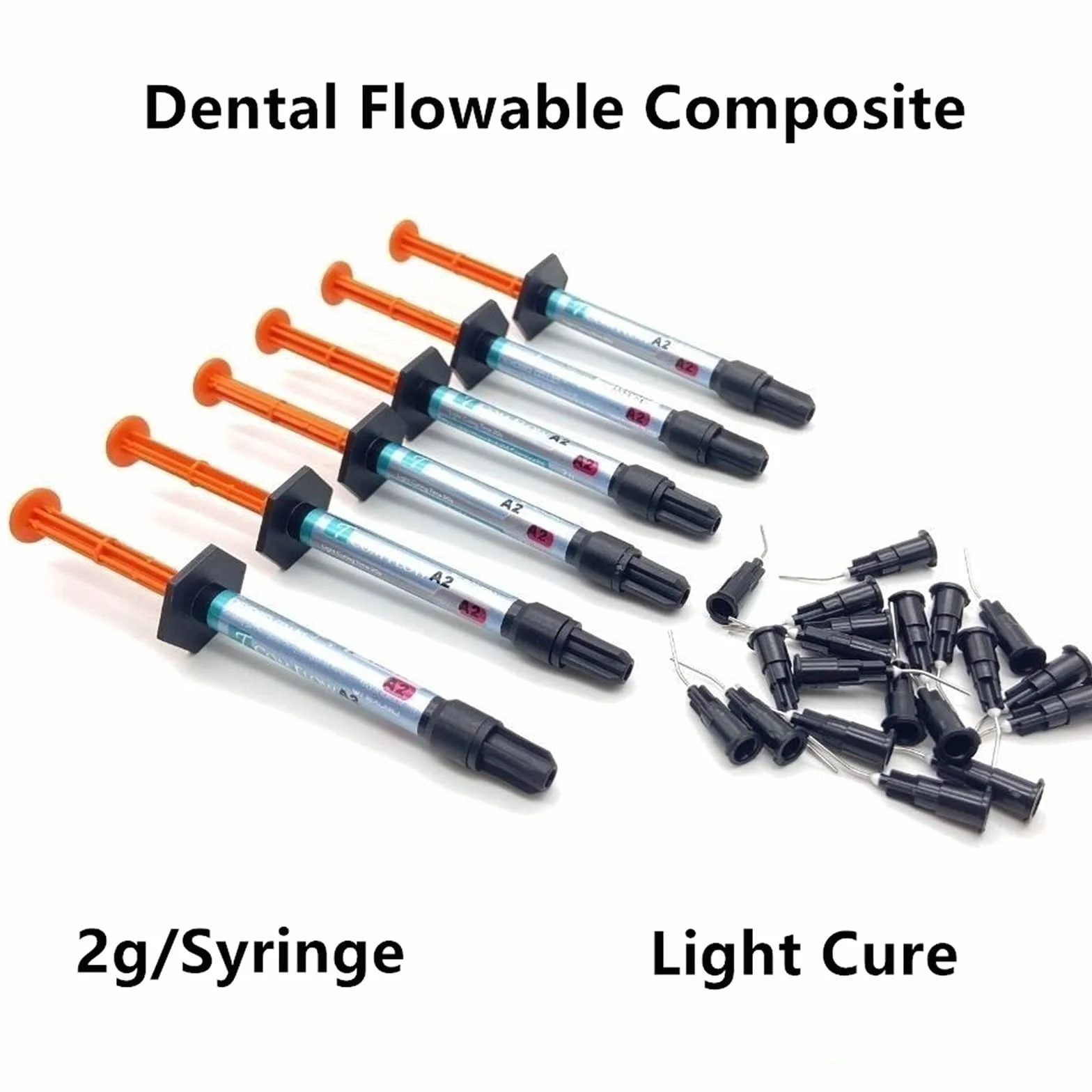 Gel Resina Dentale Fluido Composito 1 Pezzo 2g A3 Materiale di Riempimento Ombreggiato