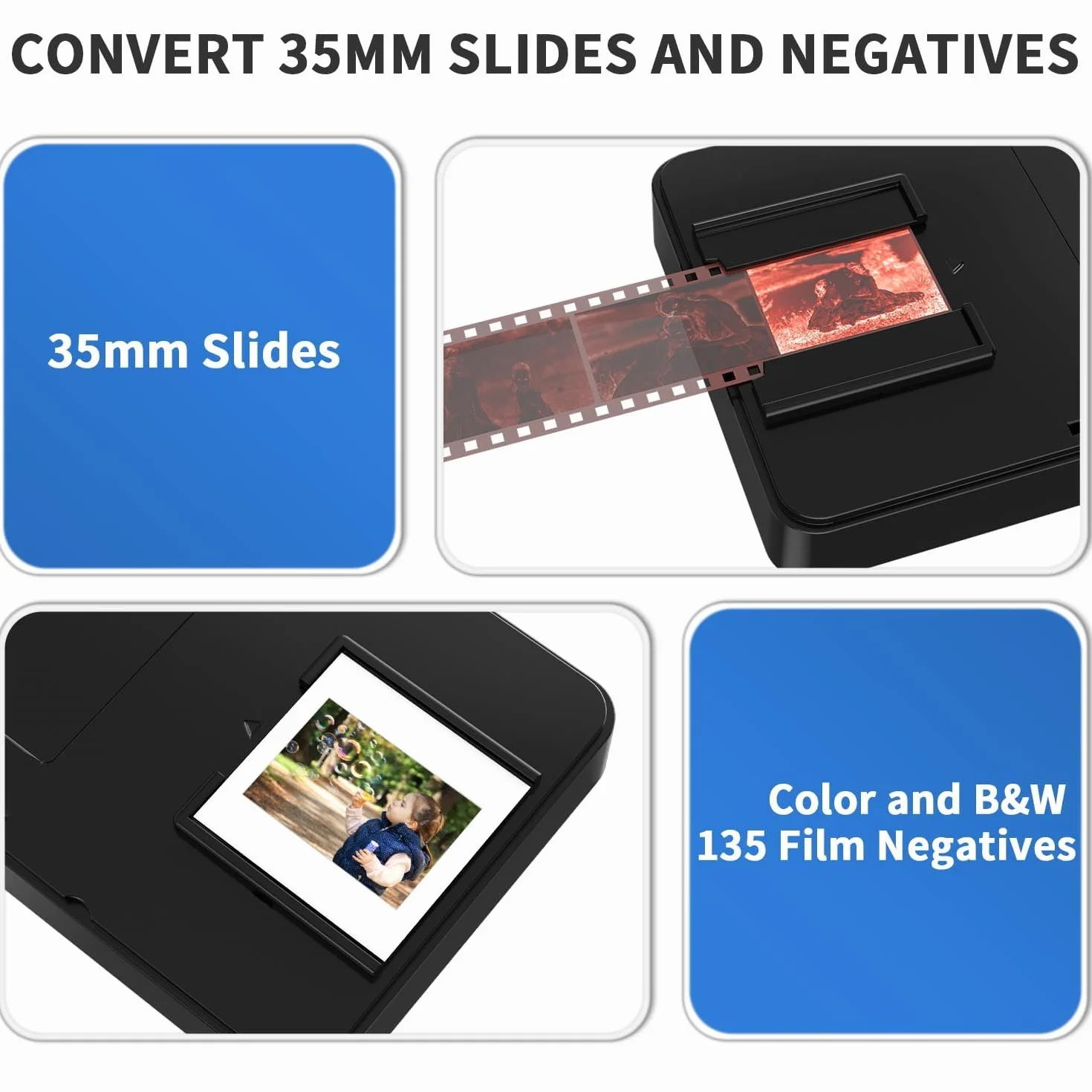 DigitConvert Scanner diapositive 35mm Mobile Film Scanner per smartphone