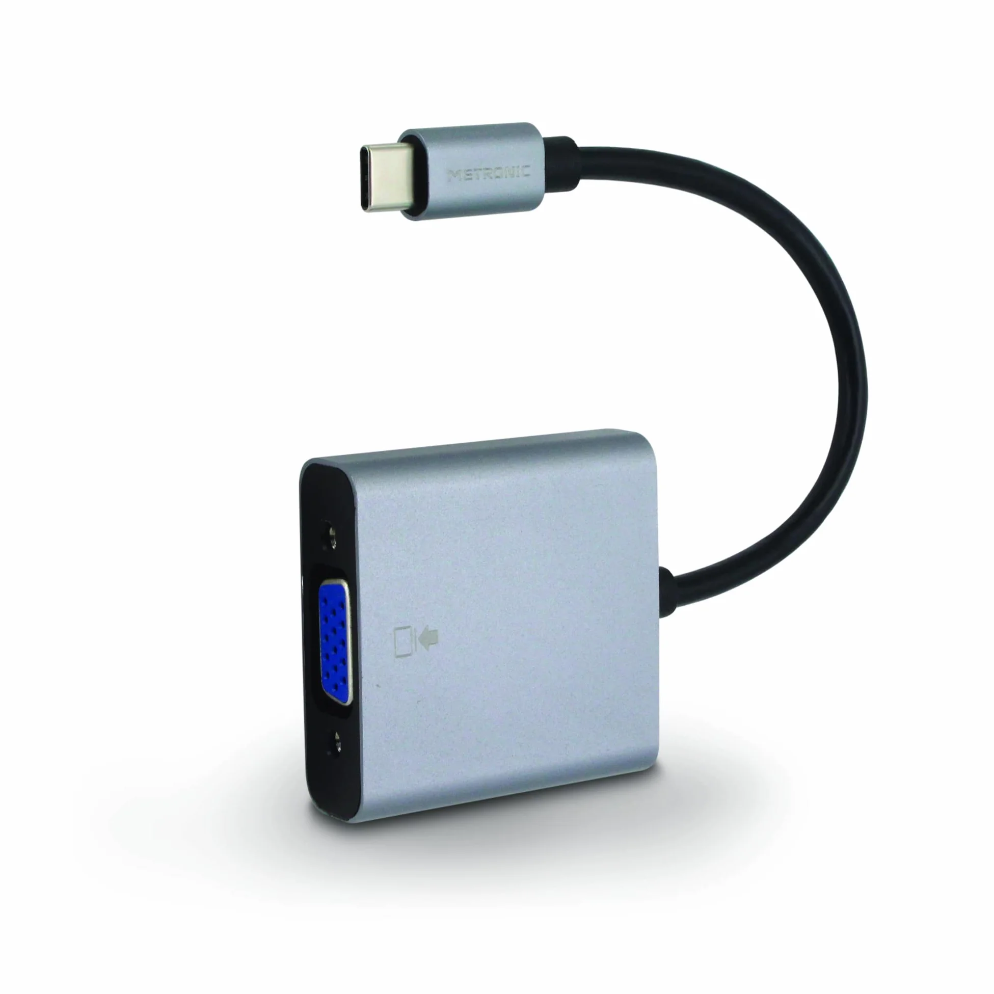 METRONIC Adattatore USB-C maschio a VGA fem. Grigio