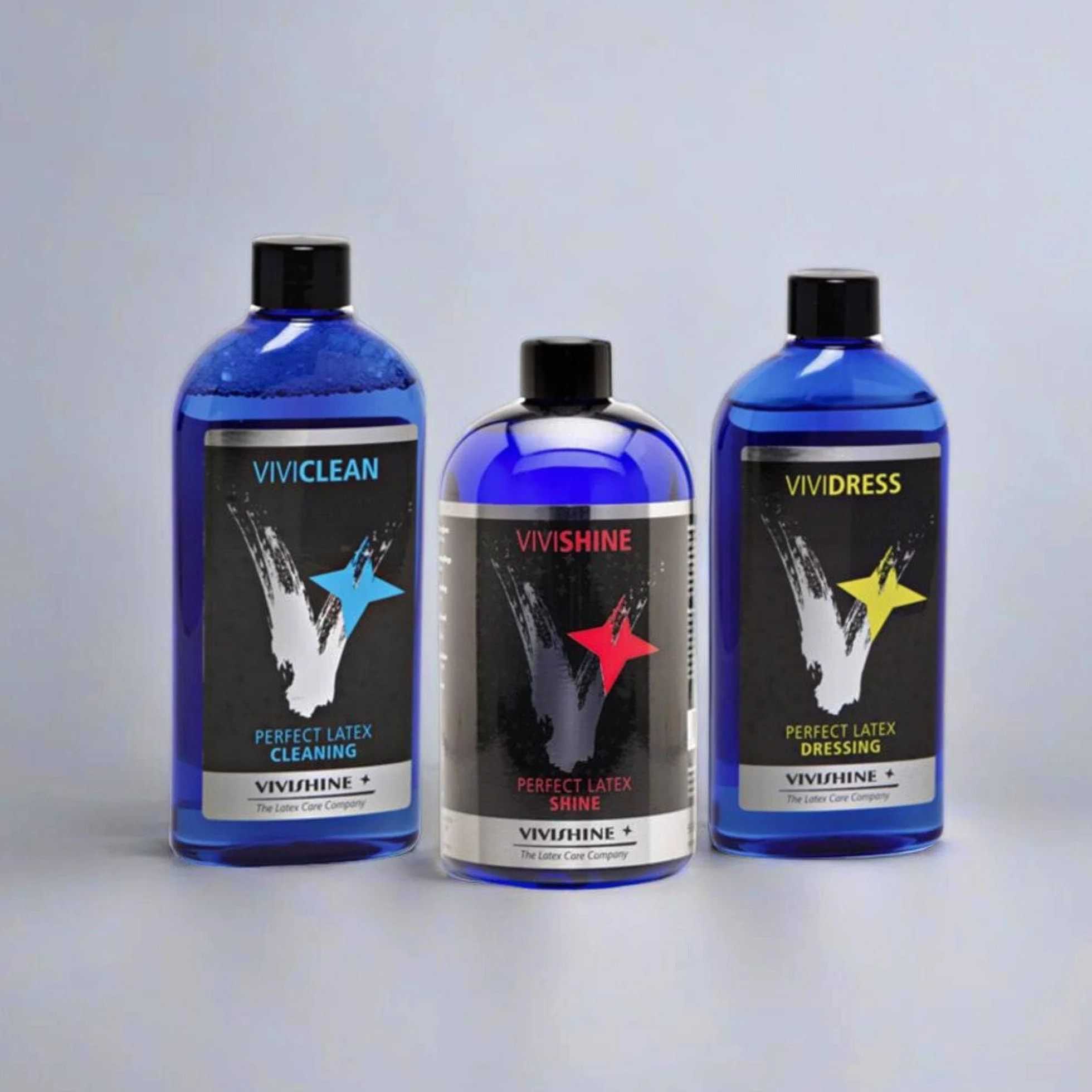 Vivishine Confezione da 3 Lattice 500 ml + Viviclean 250 ml + Vividress 250 ml