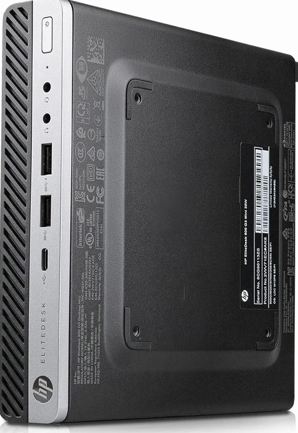 HP EliteDesk 800 G3 Mini PC Intel i7-7700T 16GB DDR4 512GB SSD Windows 11 PRO (Ricondizionato)