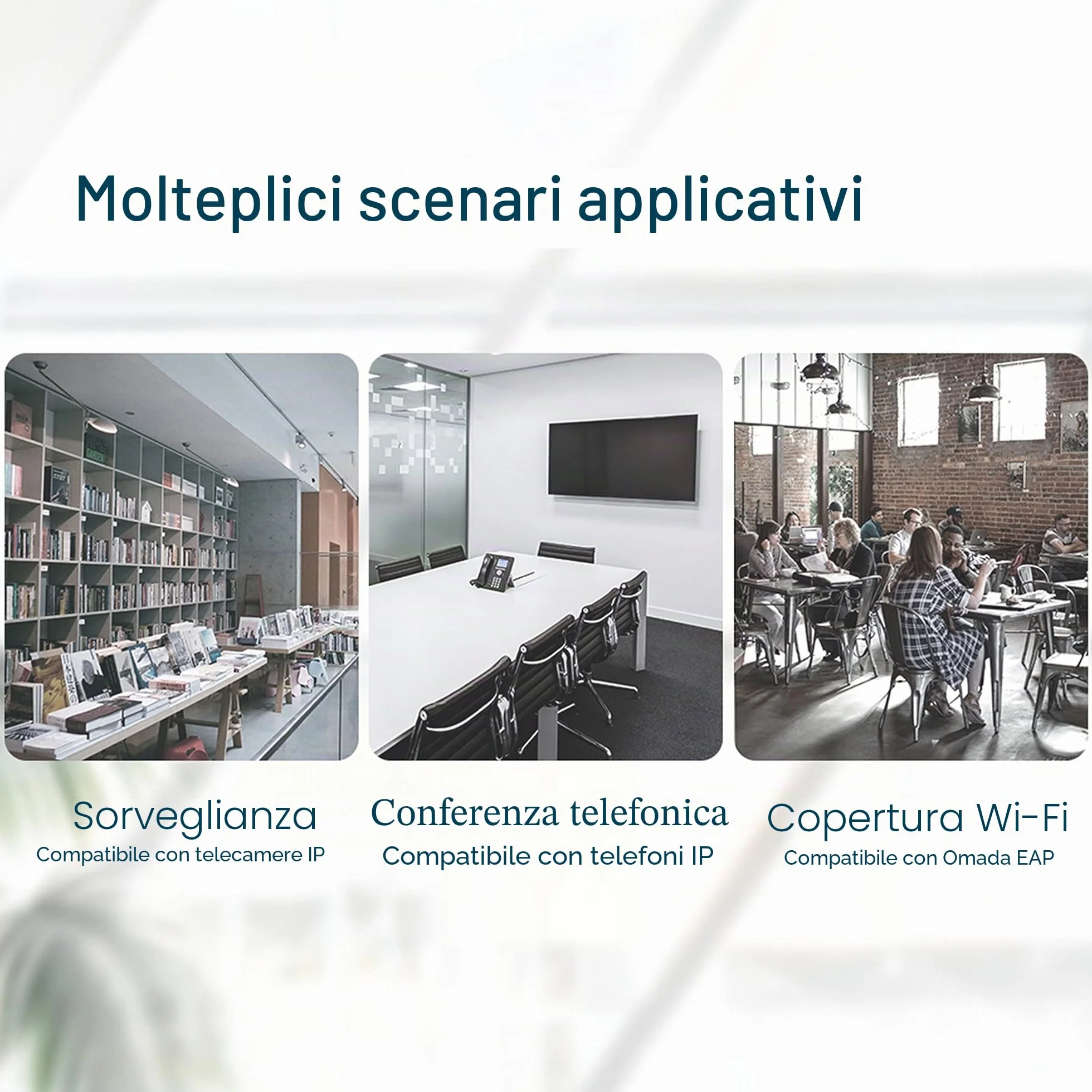 TP-Link TL-SG1005P Desktop Switch, 5 Porte Gigabit 10/100/1000 Mbit, 4 Porte PoE fino a 65W, ogni porta fino a 30 W, Protezione da Sovraccarico, Semplicità d'Uso