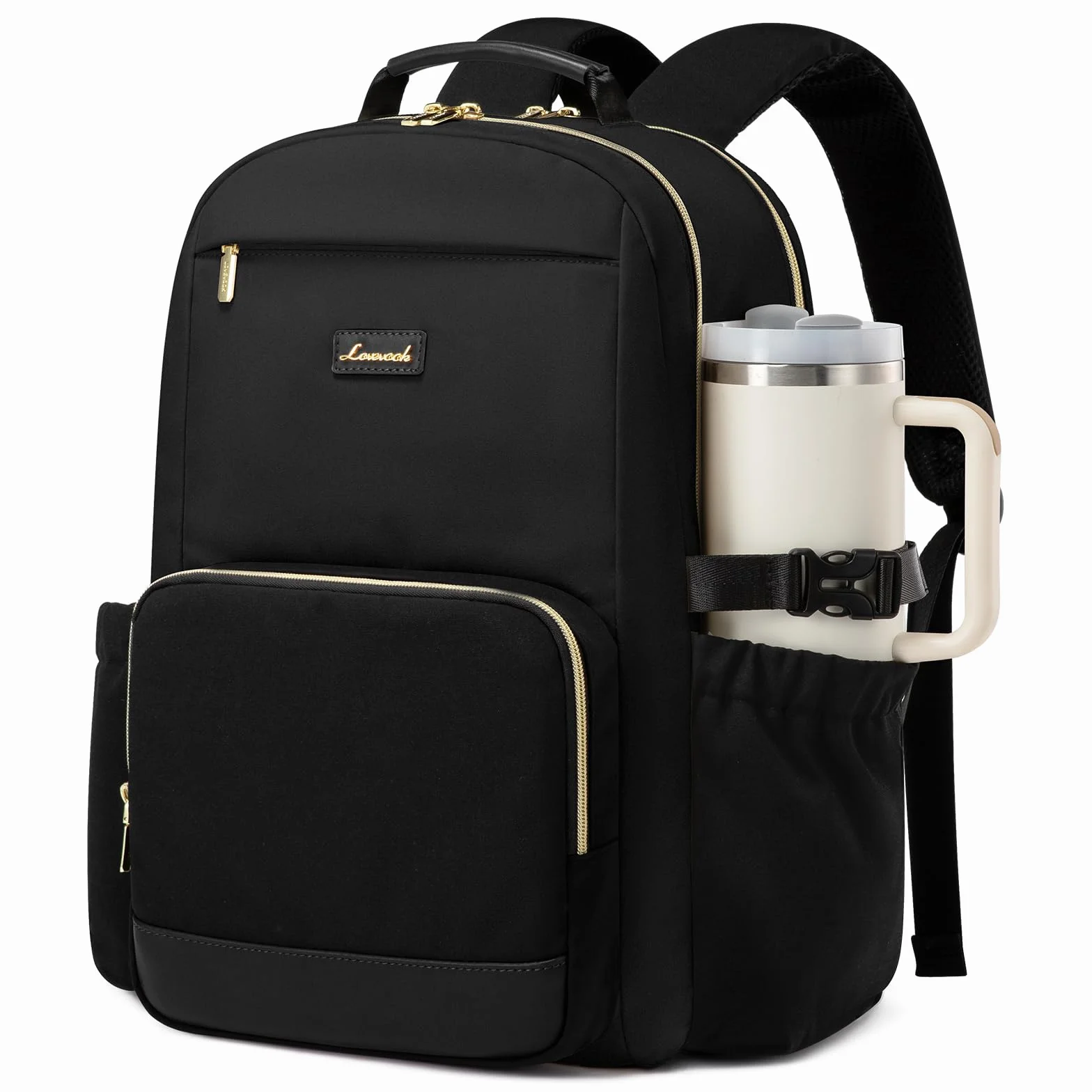 LOVEVOOK Zaino per donne con grande capacità, ideale per laptop da 15,6 pollici. Perfetto per viaggio, lavoro, affari, college e insegnanti grazie alla sua impermeabilità.