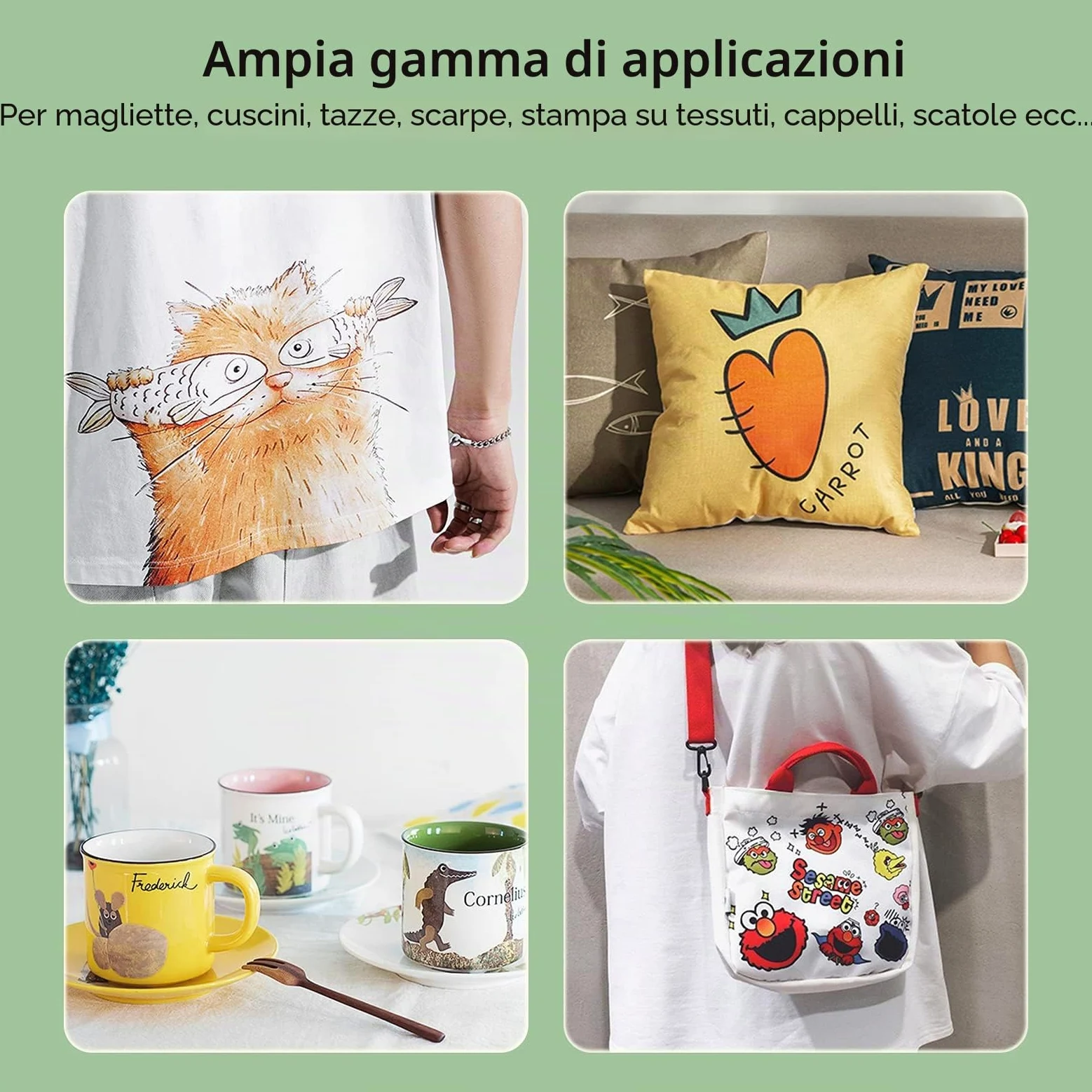 Kit di ricarica per inchiostro a sublimazione compatibile con stampanti WF7110,WF7510,WF7520,WF7610,WF7620,WF7710,WF2750,ET2650,ET2750,per tazze,Camicie in poliestere,cuscini.,piatti,ecc