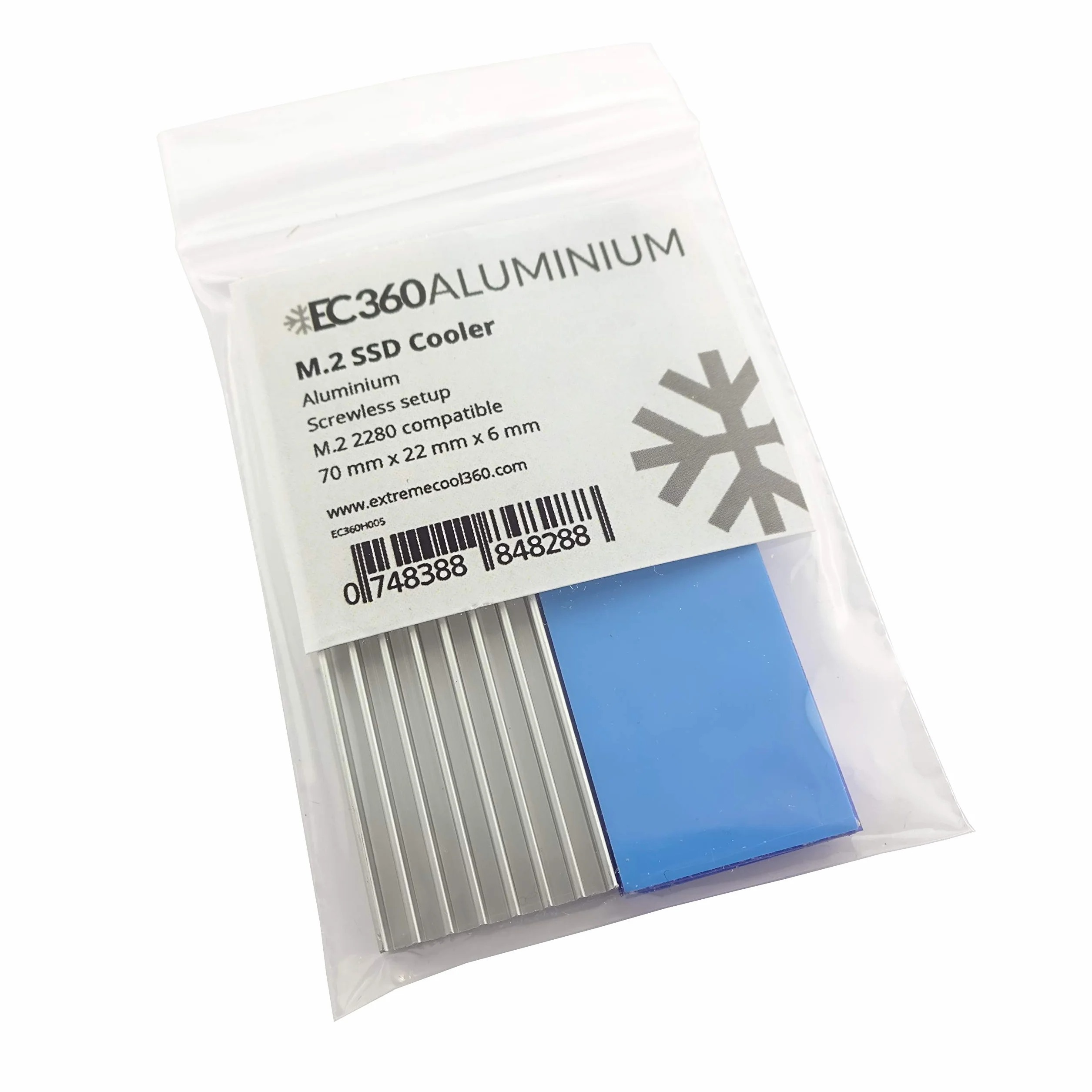 Aluminium M.2 2280 SSD Raffreddatore NVMe SSD Dissipatore di calore