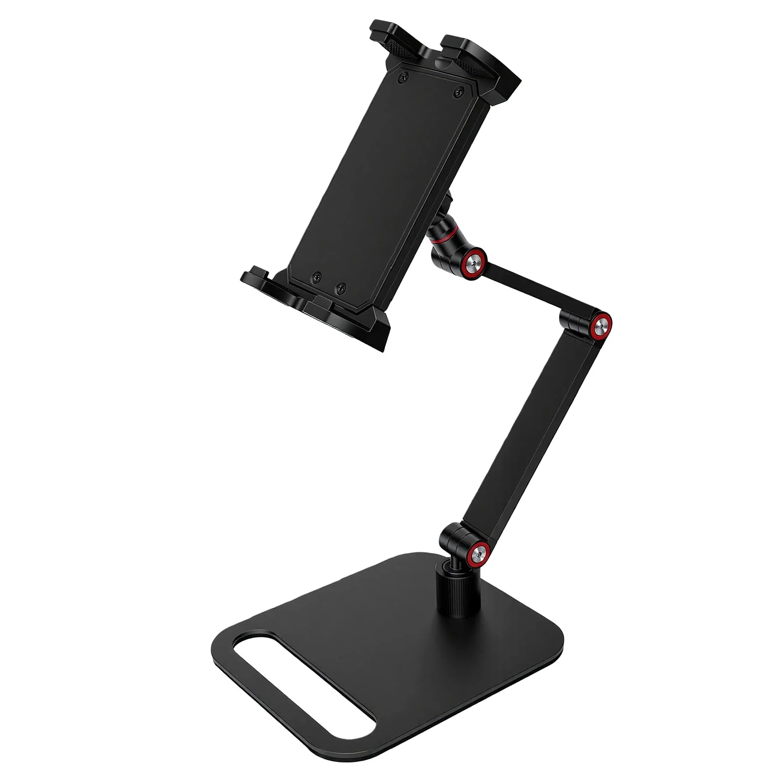 Annadue Supporto Regolabile per Monitor, Morsetto Rotazione 360 Gradi | Supporto da tavolo in lega di alluminio per monitor portatile, supporto per tablet con base antiscivolo
