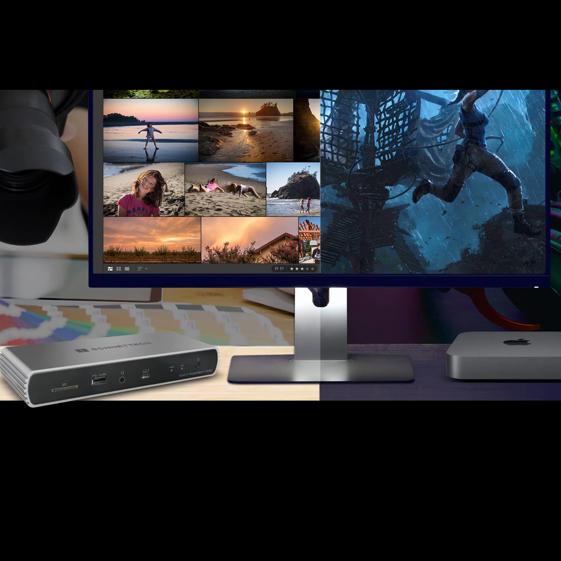 Sonnet ECHO-DK11-T4 station d'accueil Avec fil Thunderbolt 4 Noir