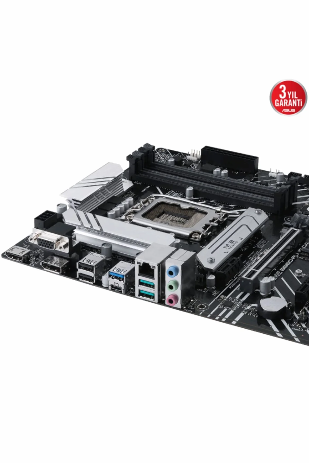 ASUS PRIME B660-PLUS D4 Scheda Madre ATX, Intel B660, LGA1700, DDR4, PCI 4.0, LAN Realtek 2.5Gb, Realtek 7.1 Surround, 3xM.2, 4xSATA 6GB/s, USB 3.2 Gen 2x2, Armoury Crate, Nero
