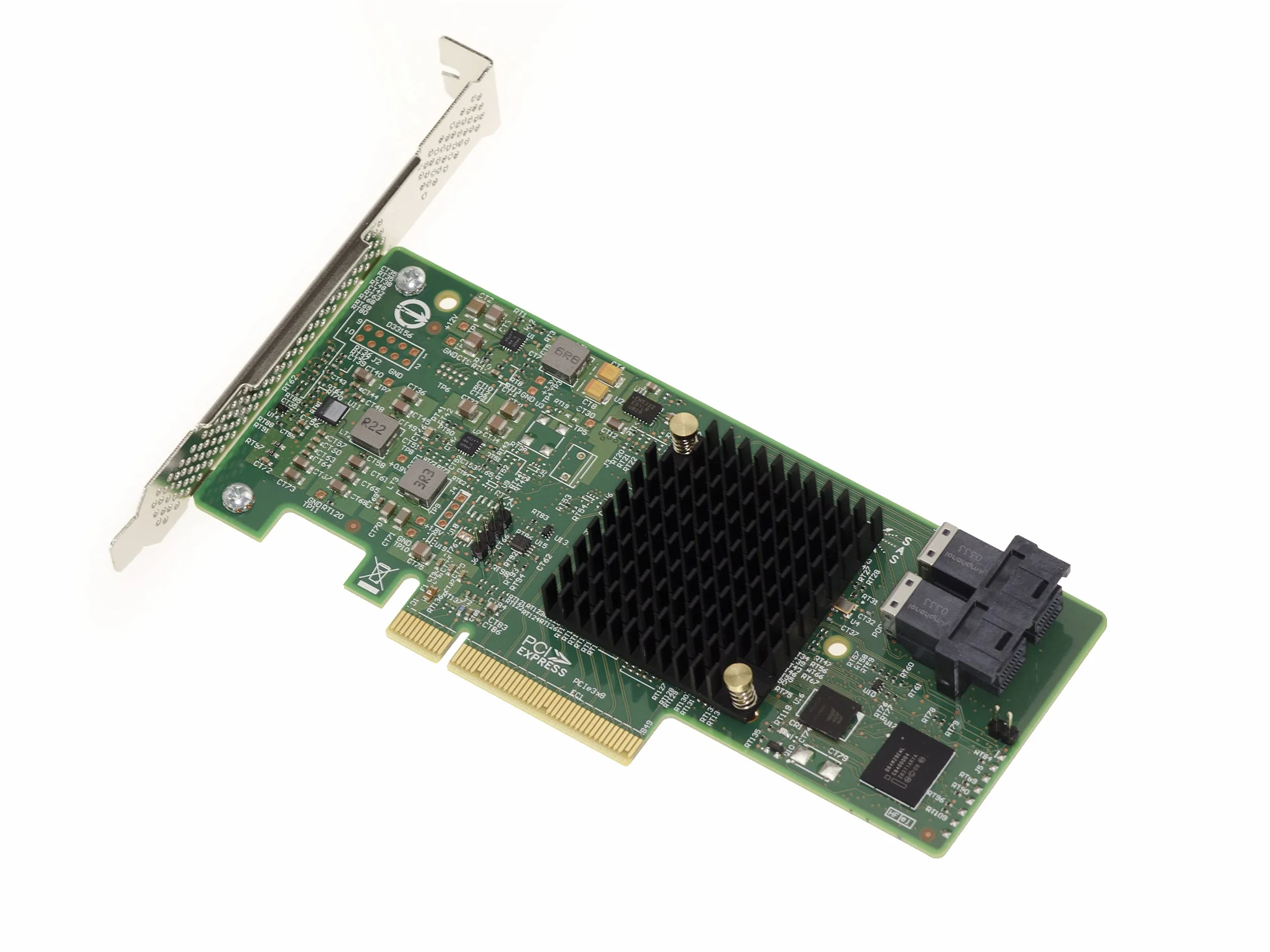 KALEA-INFORMATIQUE Scheda controller PCIe 3.0 SAS 12GB 8 porte interne con Raid 0 1 1E 10. Modello OEM 9311-8i. Profilo alto e basso, chipset SAS3008