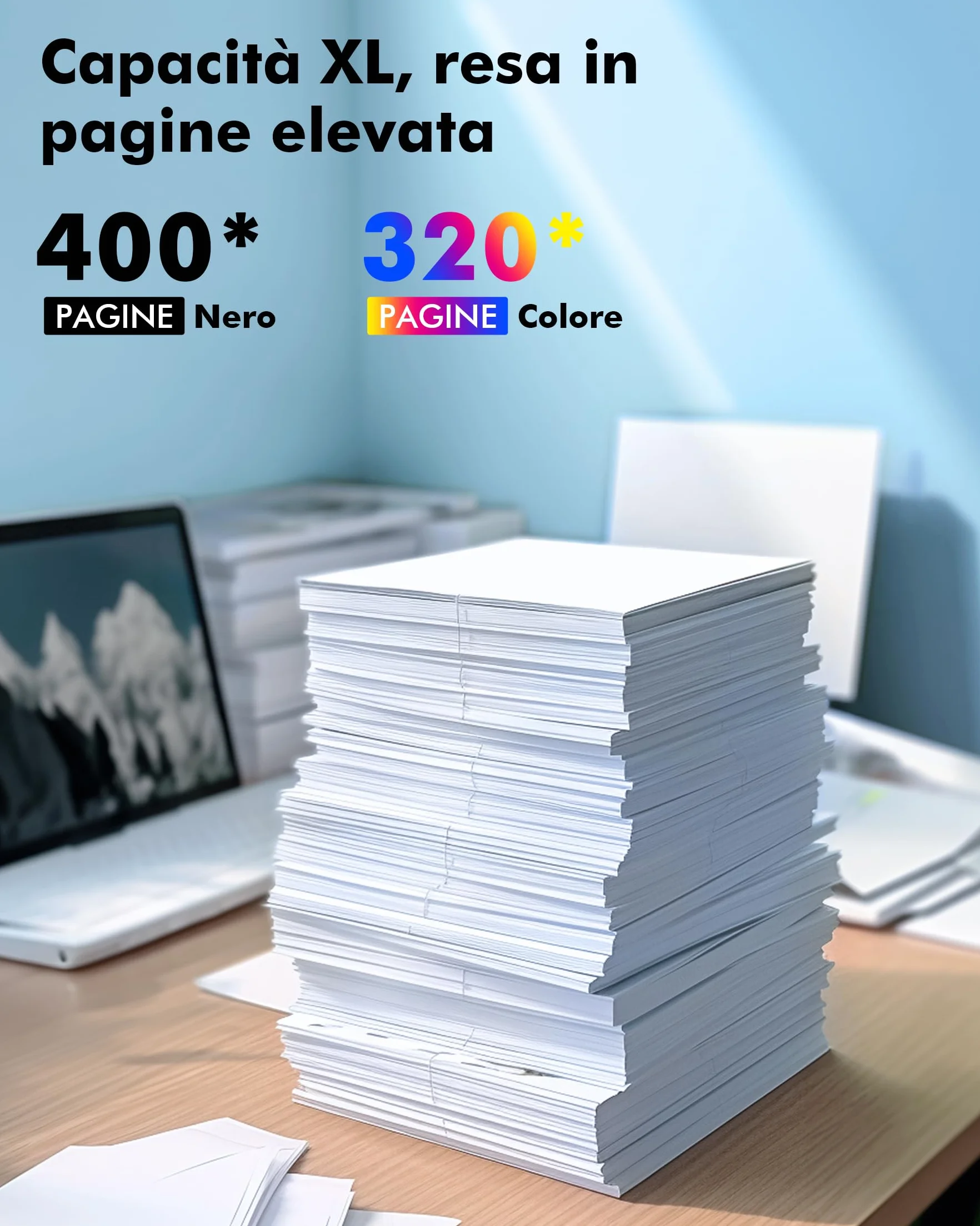 Cartucce Canon 545 546 Nero XL Multipack Compatibile Pixma TS3350 MG2550s TR4550