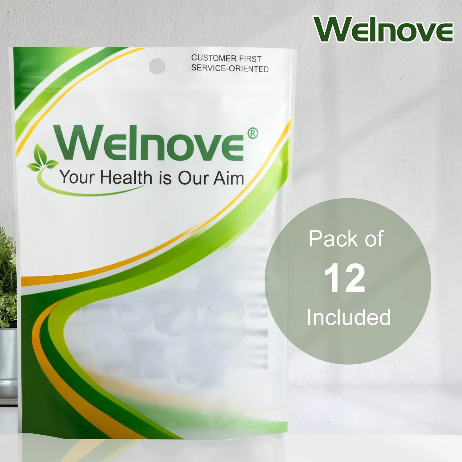 Separatore Dita Piedi Silicone Alluce Valgo 12 Pezzi - Welnove
