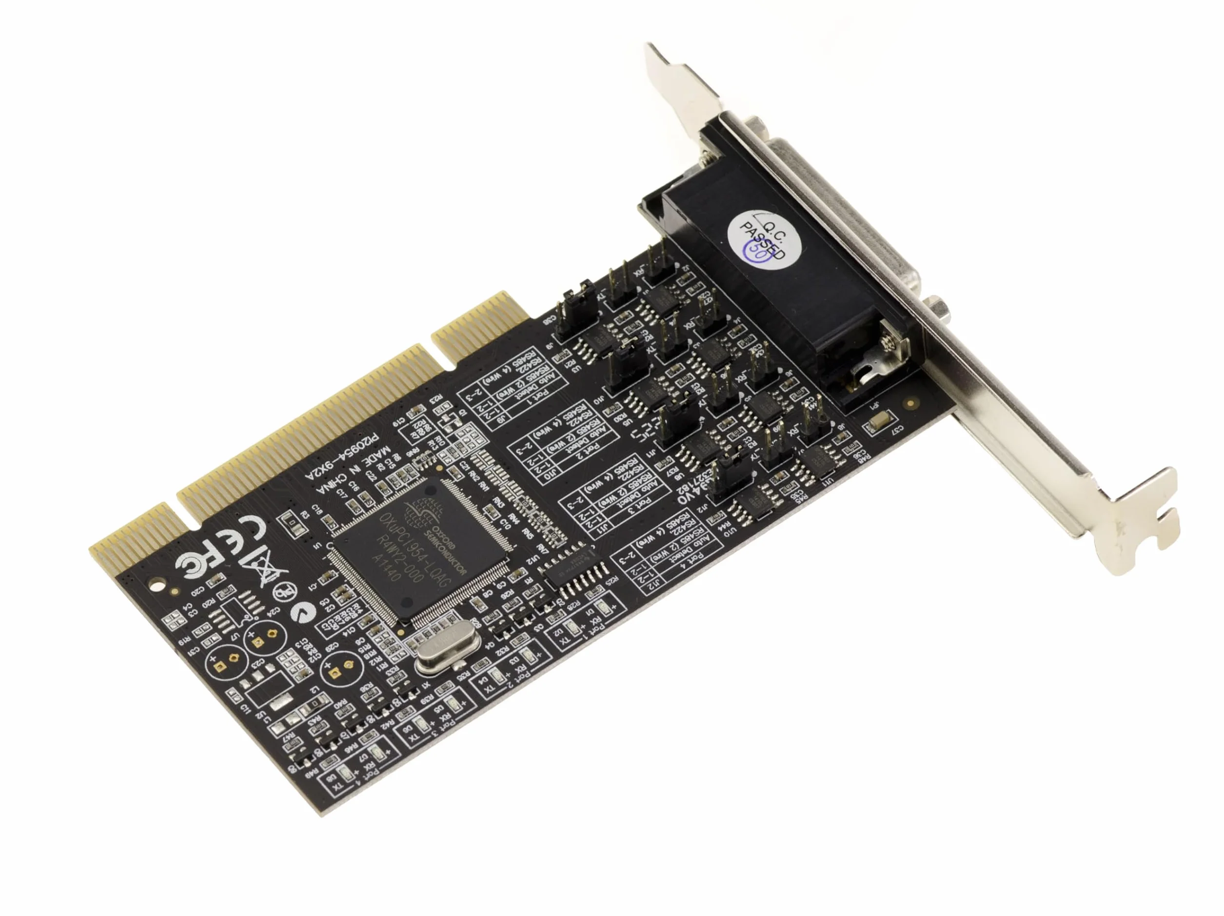 KALEA-INFORMATIQUE Scheda controller PCI a 4 porte RS422 RS485 con chipset Oxford OXPCI954. Protezione RS422 RS485 RSD 15KV