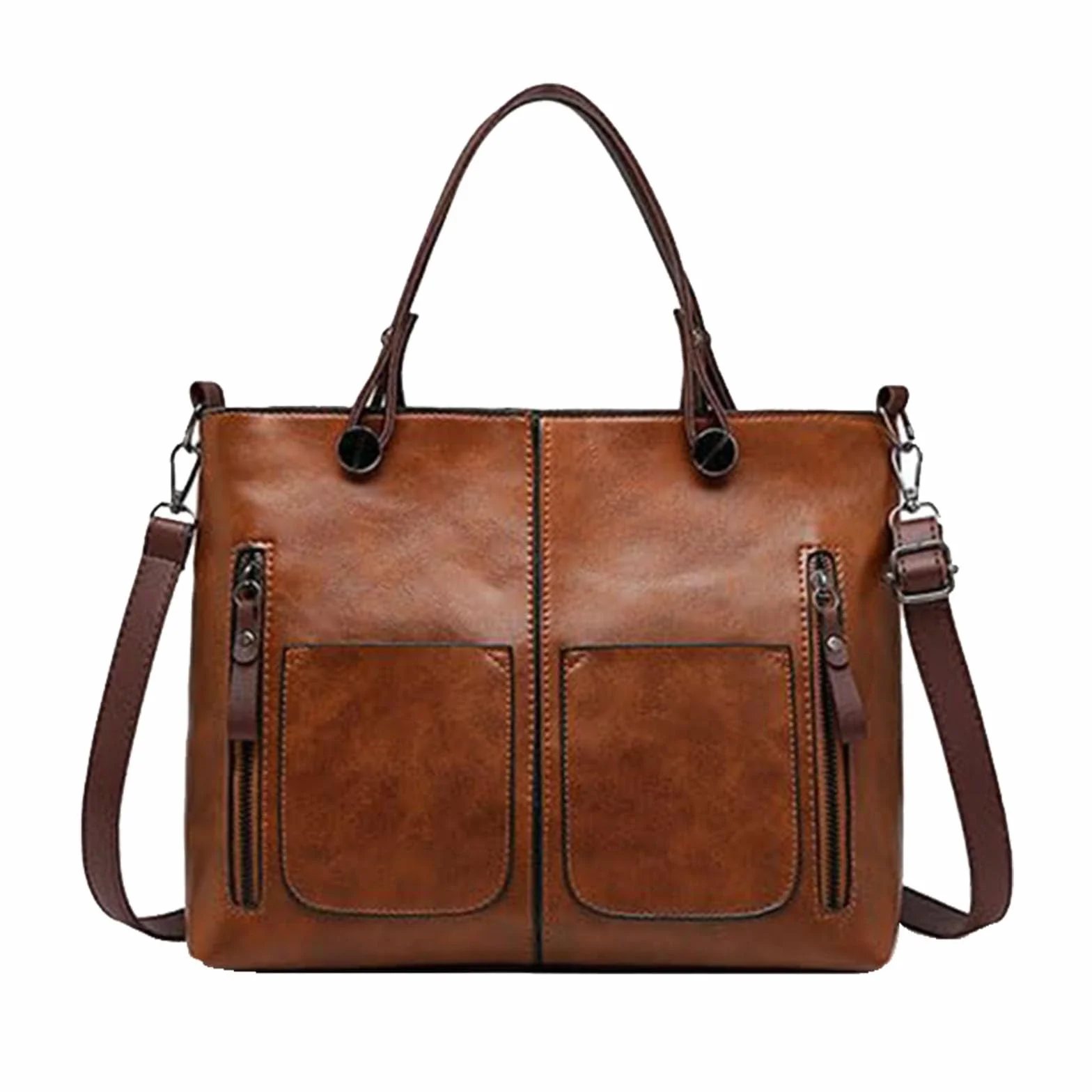 Borsa vintage da donna in pelle vintage borsa a tracolla di grande capacità borse a tracolla da donna borsa a tracolla multi tasca borsa a tracolla borsa a tracolla per computer borse da uomo
