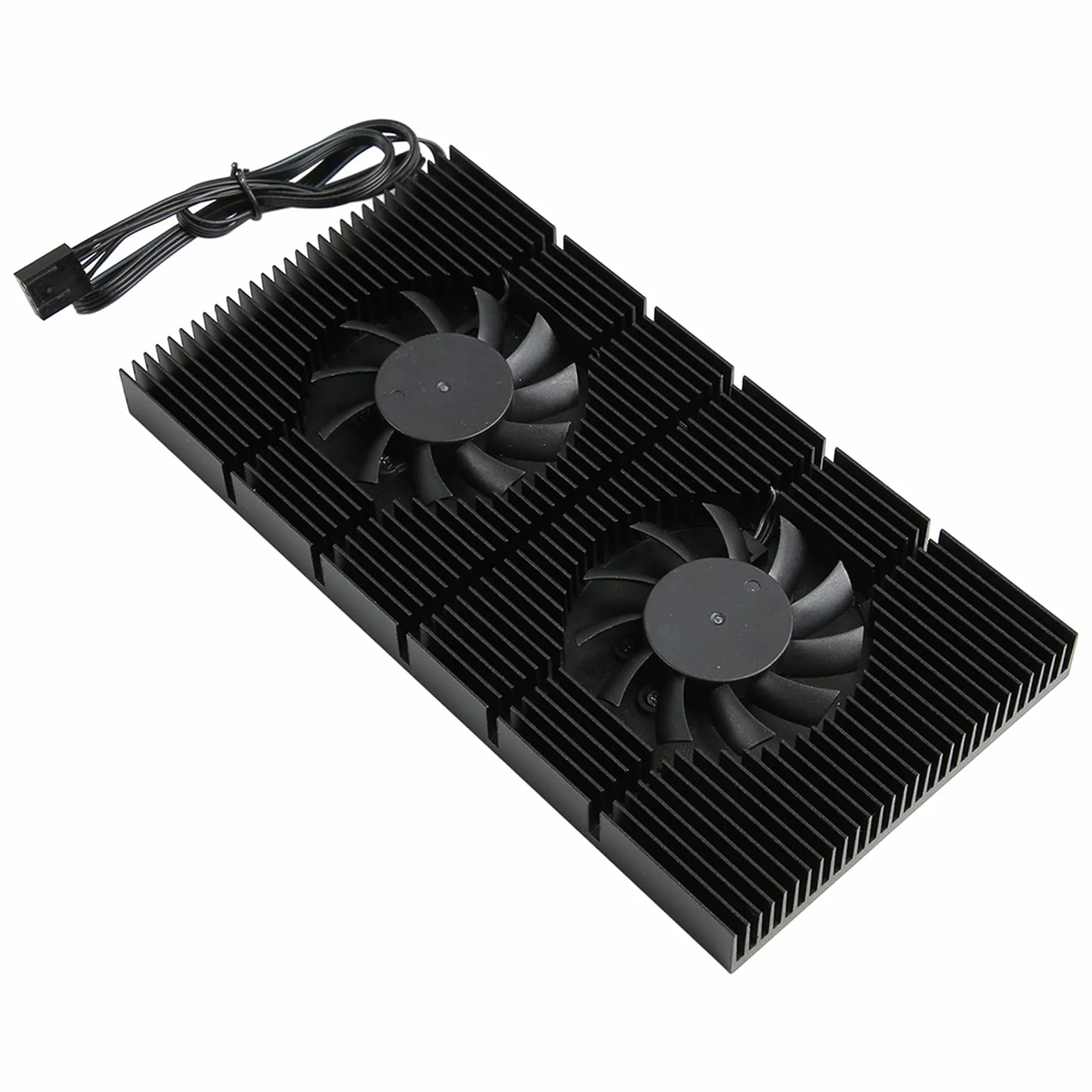 Dispositivo di Raffreddamento della Piastra Posteriore Facile Installazione Raffreddatore della Piastra Posteriore della GPU Dual Fan Dissipatore di Calore Veloce Lavorazione CNC