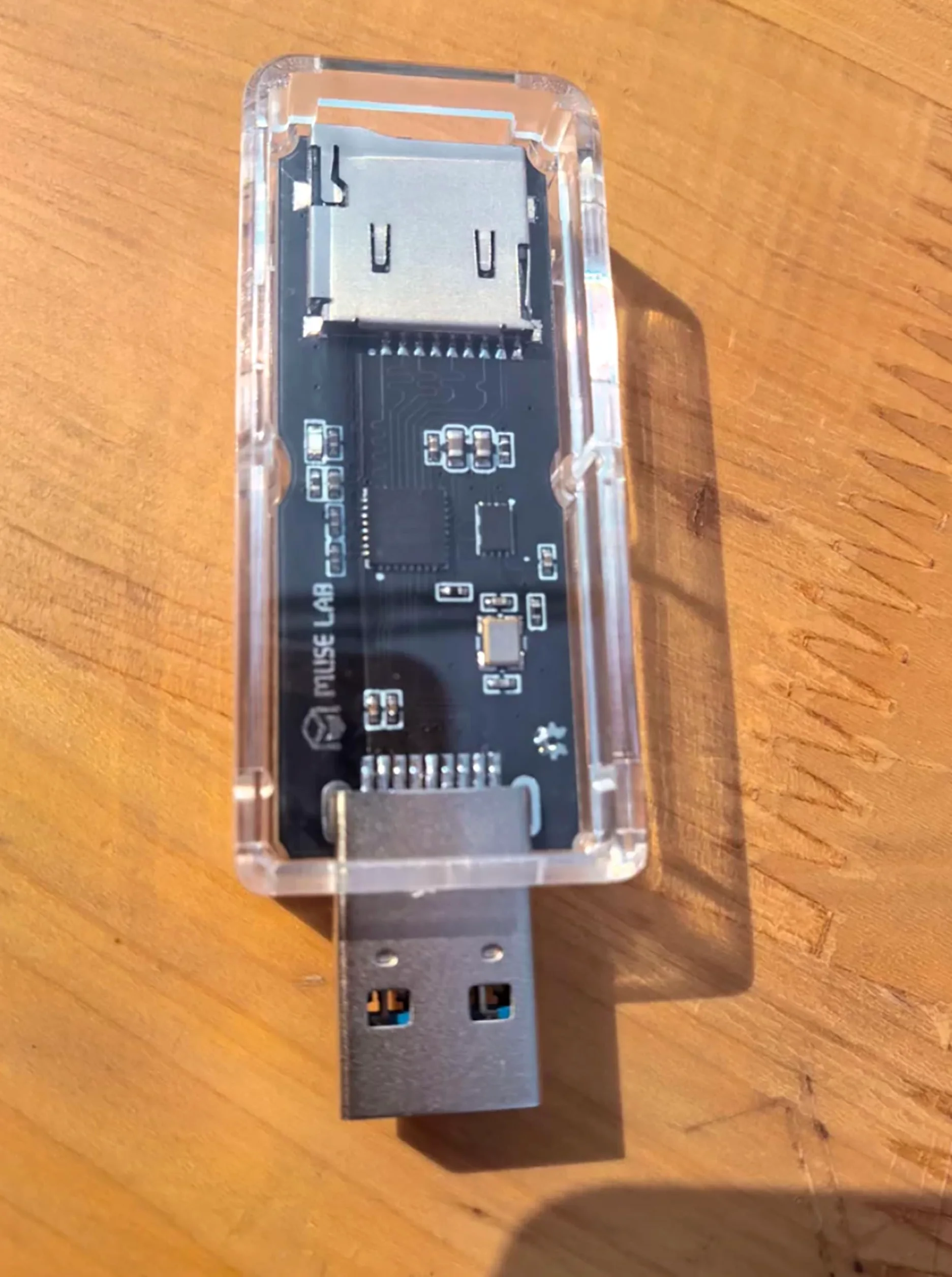 Lettore di schede SD USB 3.0 GL3224, hardware open source, velocità di trasferimento fino a 100 MB/s, con interruttore di protezione da scrittura (5)
