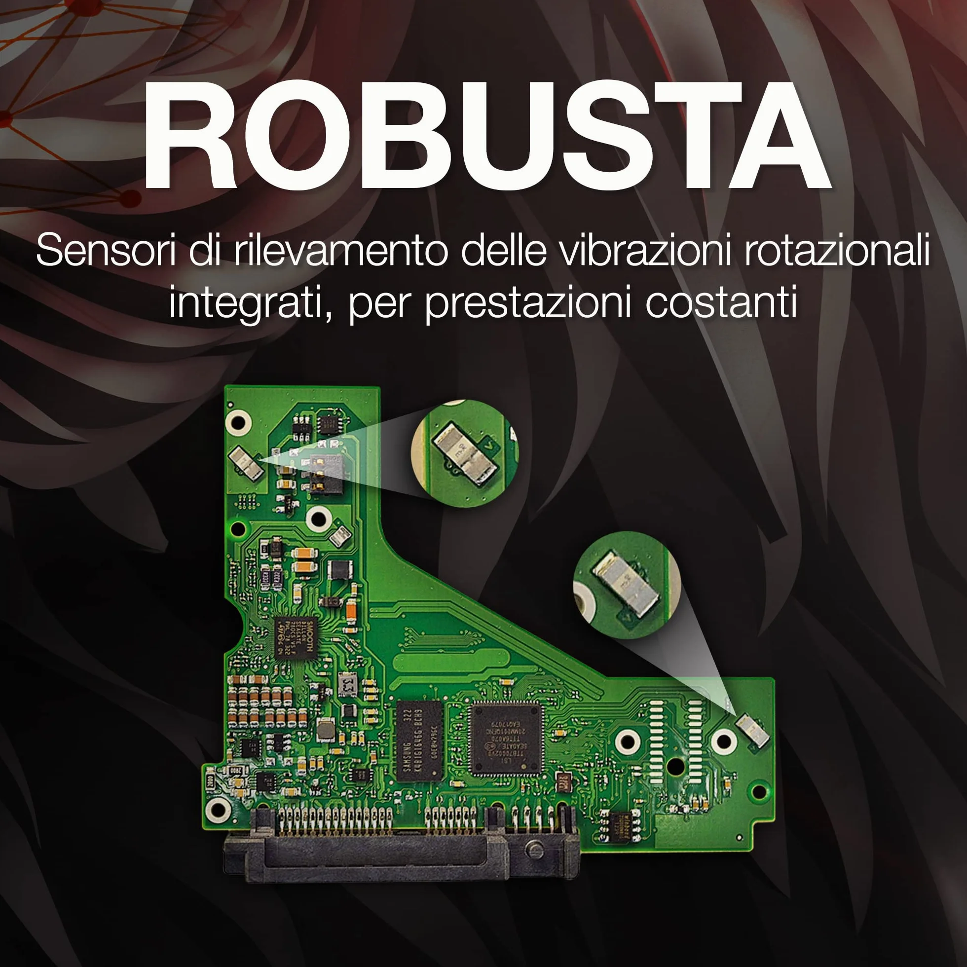Seagate IronWolf, 4TB, Hard Disk SATA da 6GBit/s, HDD, CMR 3,5" 5.900 RPM, Cache da 64 MB per NAS con Sistema RAID, 3 anni Rescue Services (ST4000VN008)