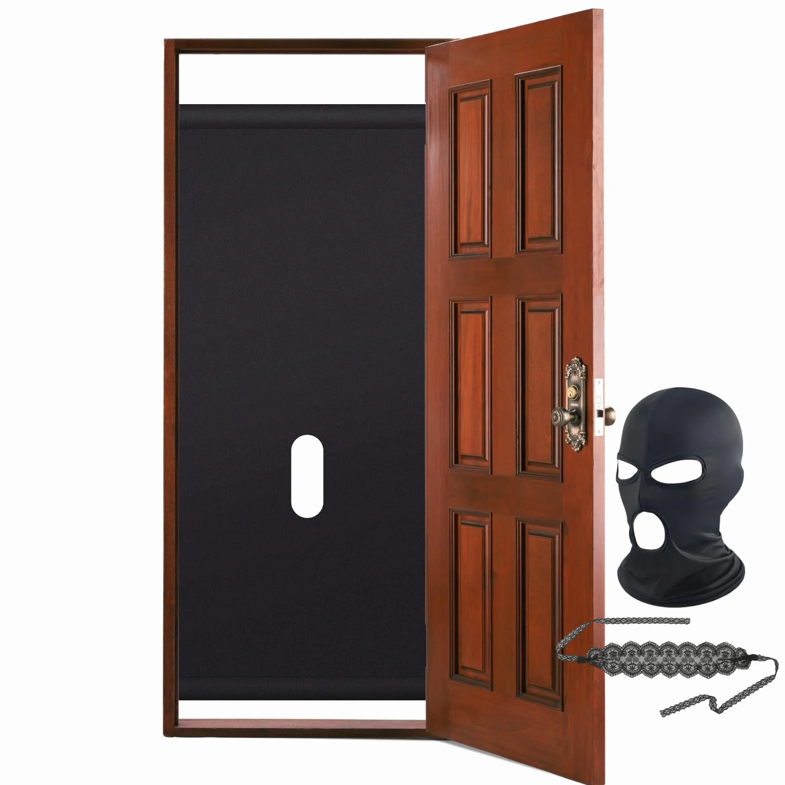 Glory Hole Kit, Regolabile in Altezza Tenda per Porta, Divisorio Temporaneo Portatile