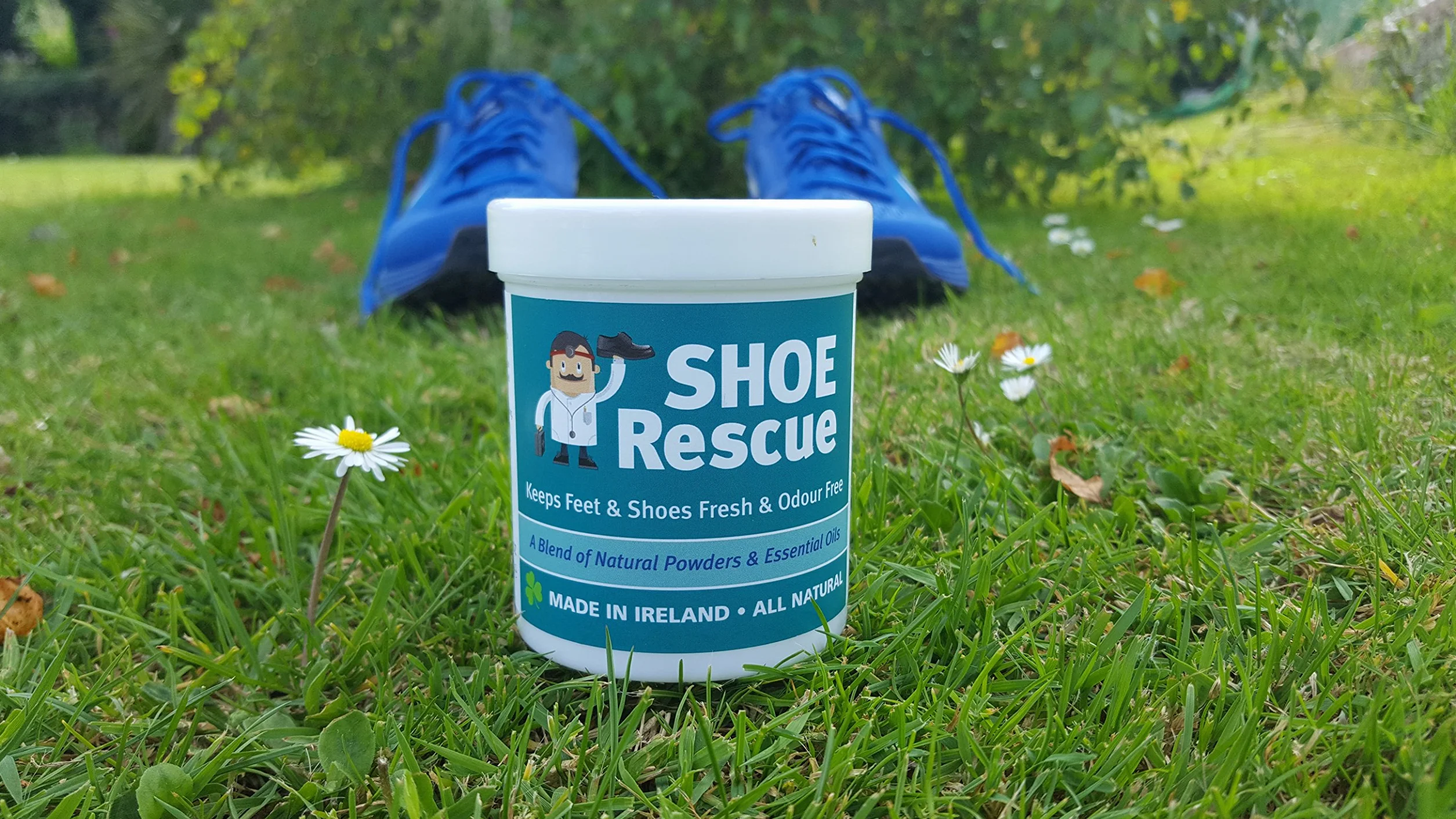 Shoe Rescue Polvere per scarpe 100g Elimina l'odore Deodorante naturale